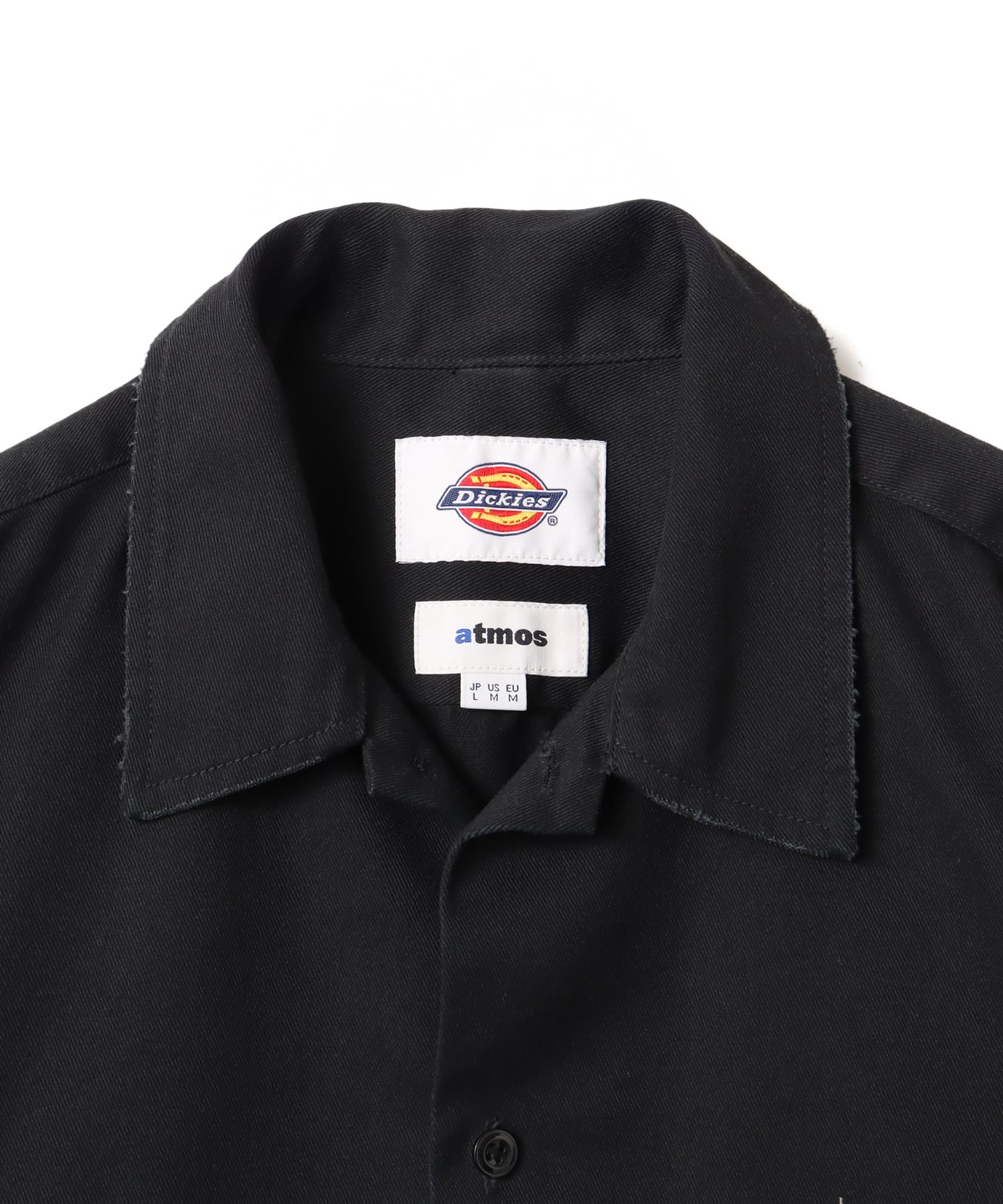 Dickies x atmos Utility WORK SS SHIRT BLACKの画像