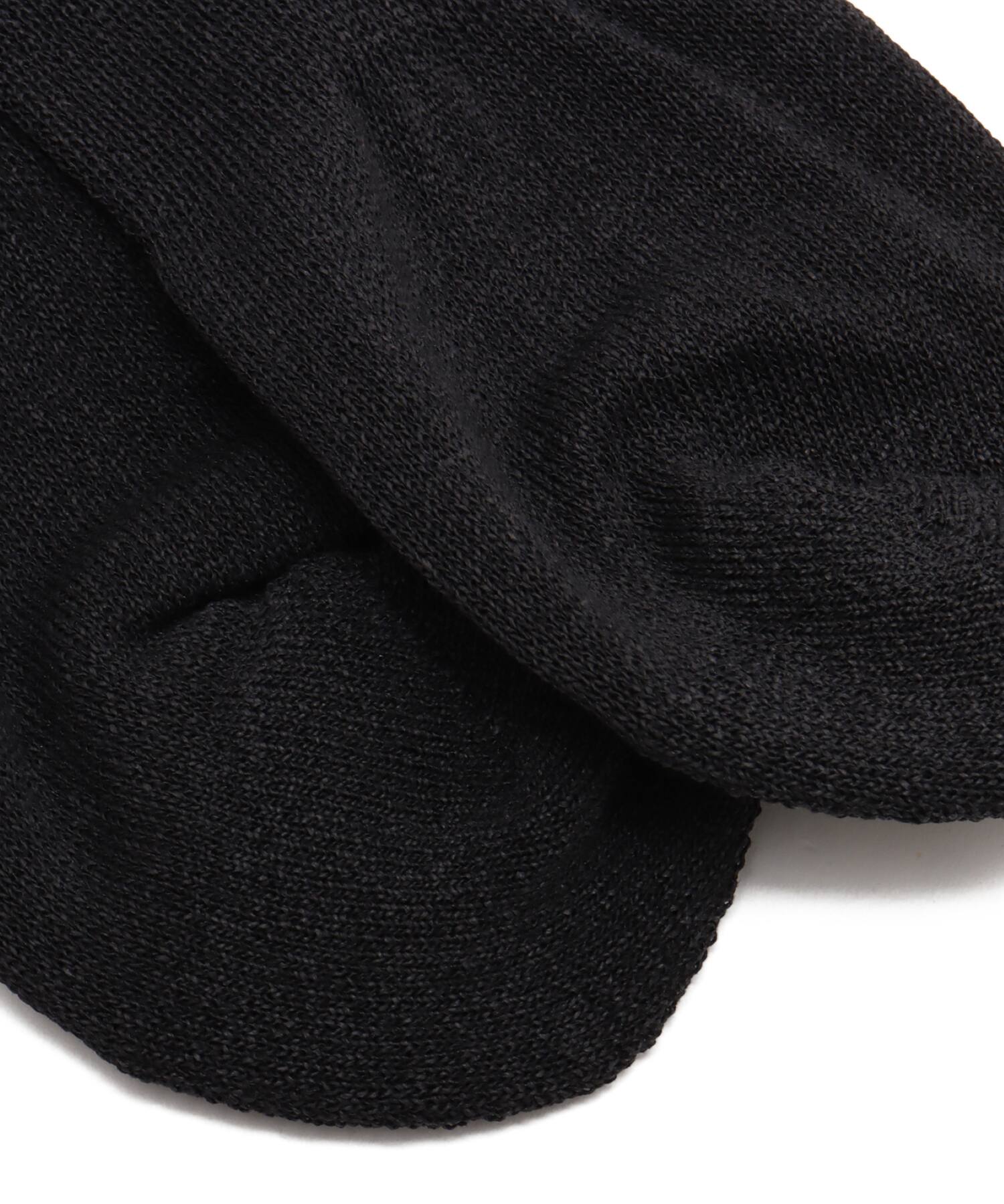 atmos Paper Yarn Ankle Socks BLACKの画像