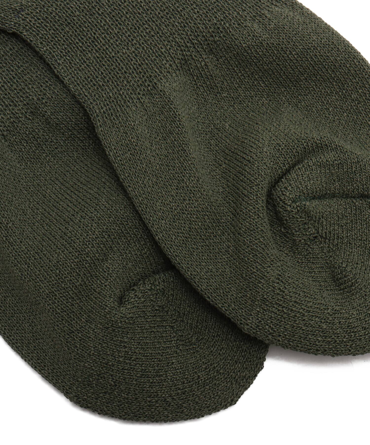 atmos Paper Yarn Ankle Socks KHAKIの画像