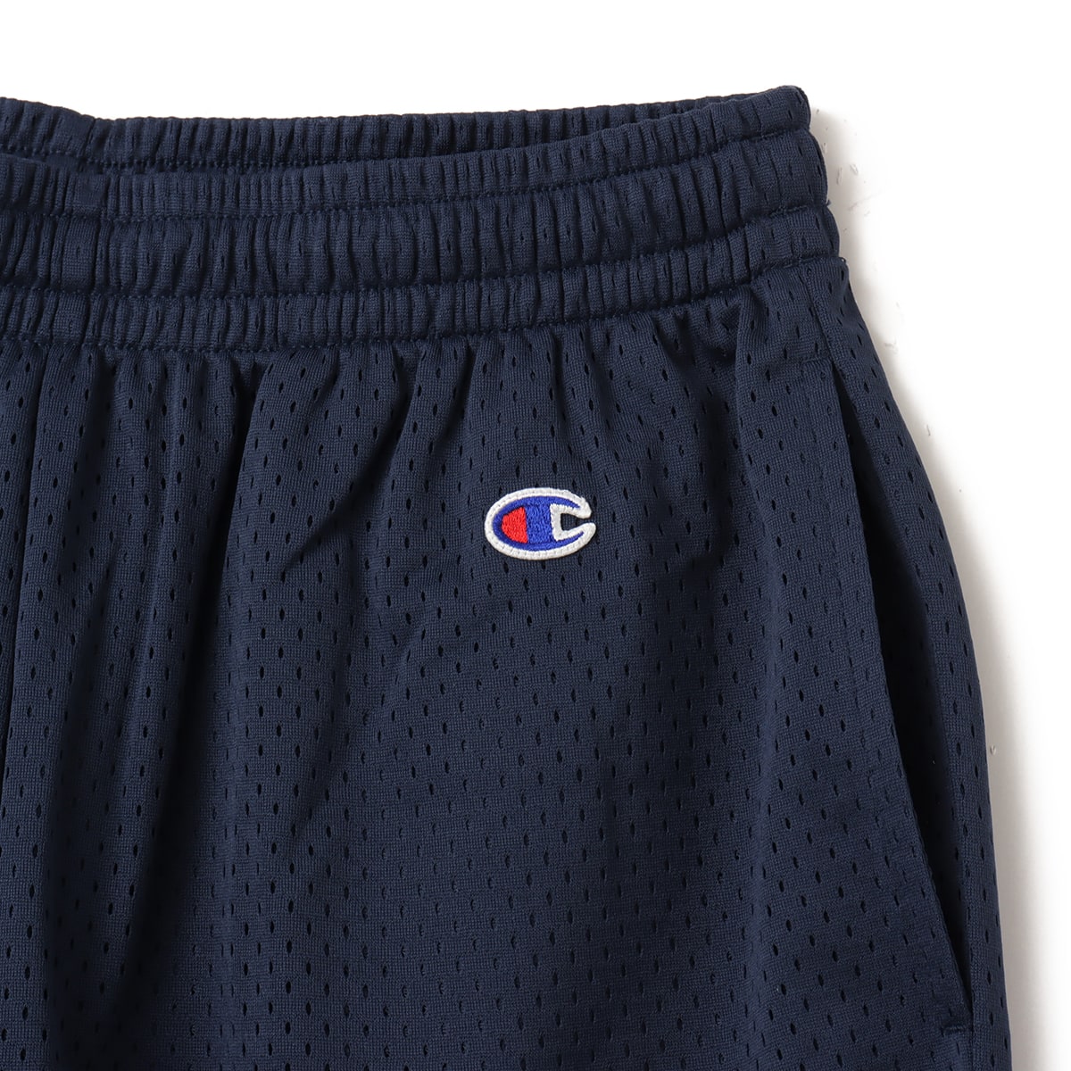 atmos × champion MESH Shorts NAVYの画像