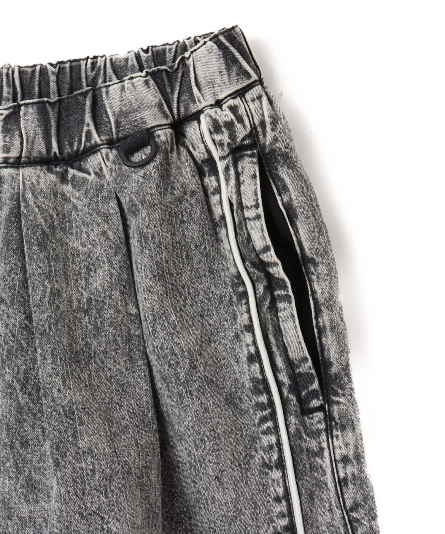 atmos Piping Line Denim Shorts BLACKの画像