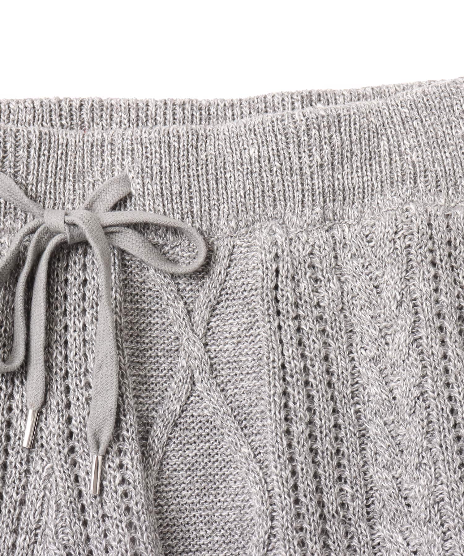 atmos Cable Knit Short Pants GRAYの画像