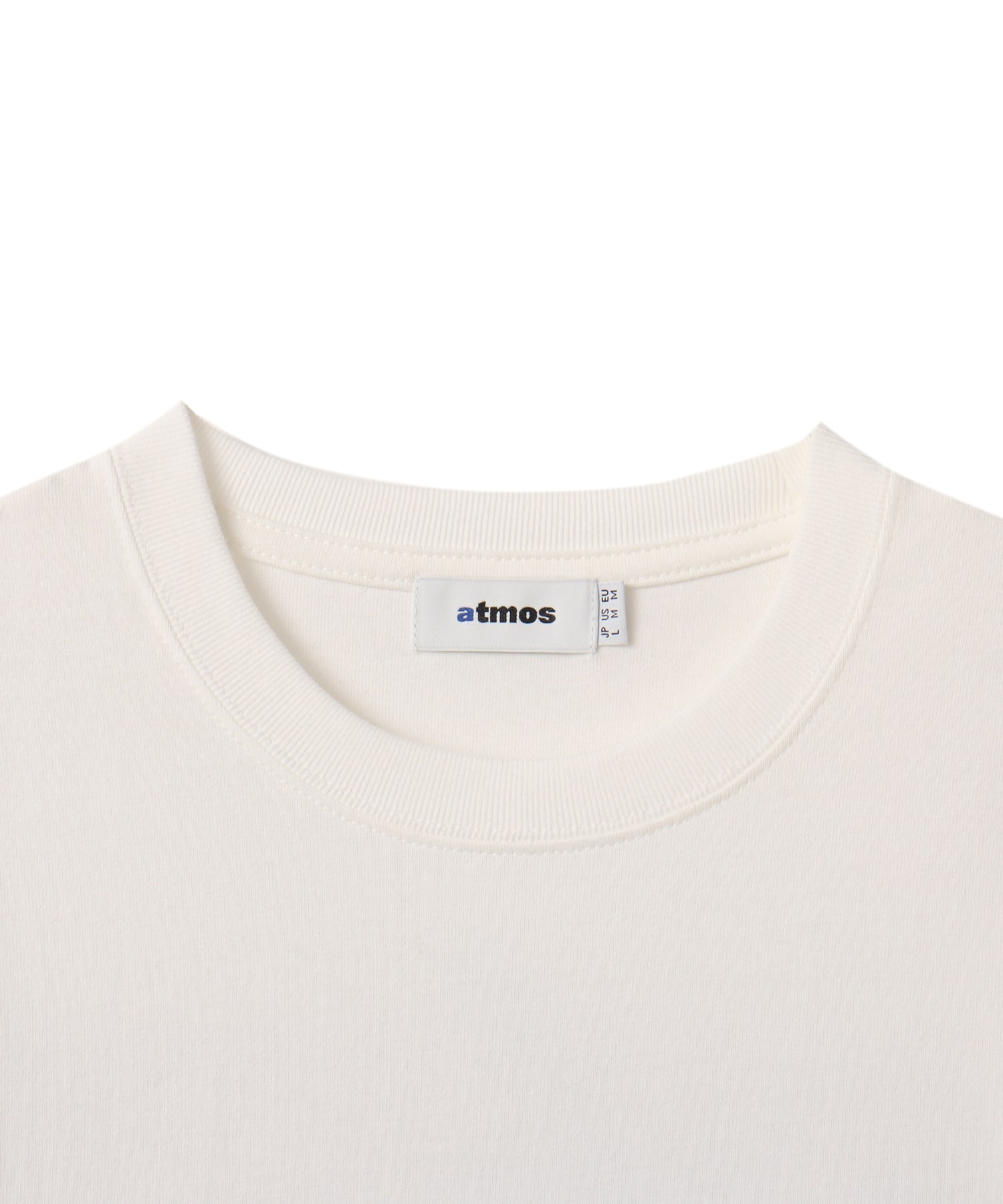 atmos Print & Embroidery T-shirt WHITEの画像