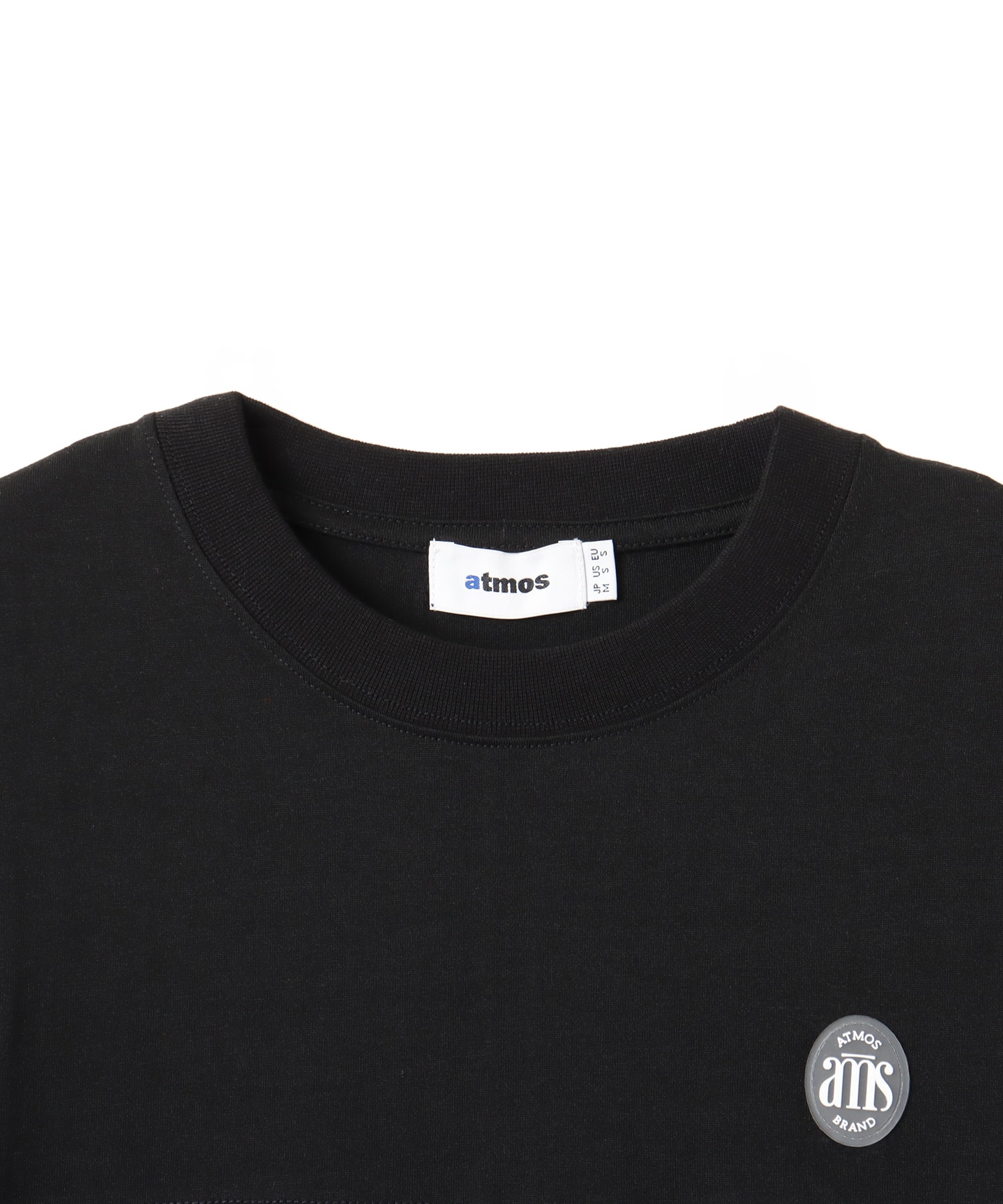 atmos Quick Drying Big silhouette T-shirt BLACKの画像