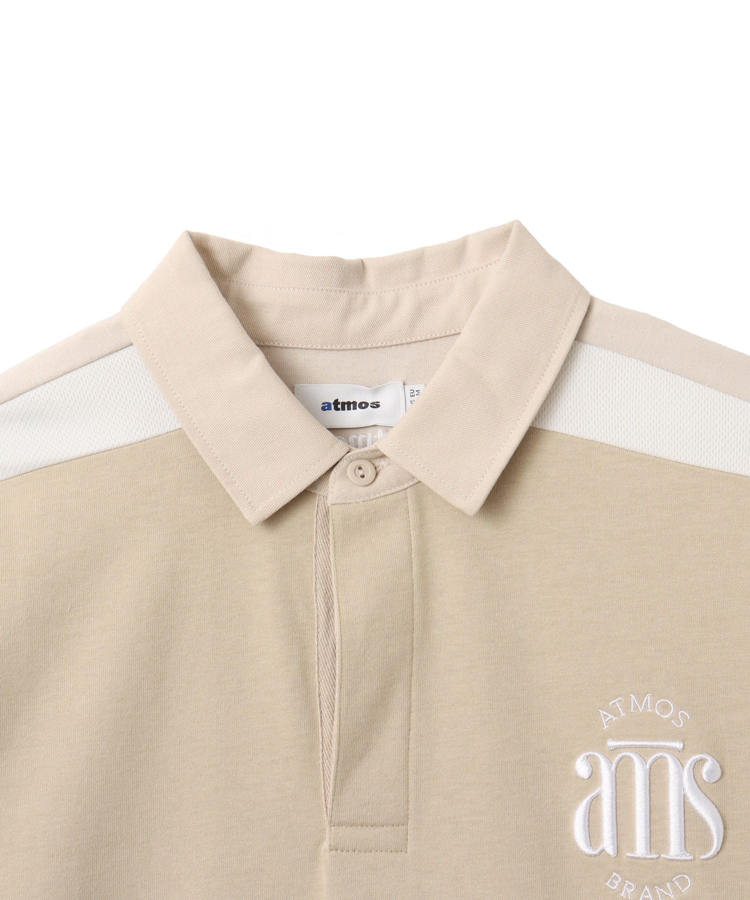 atmos Rugger Shirt BEIGEの画像