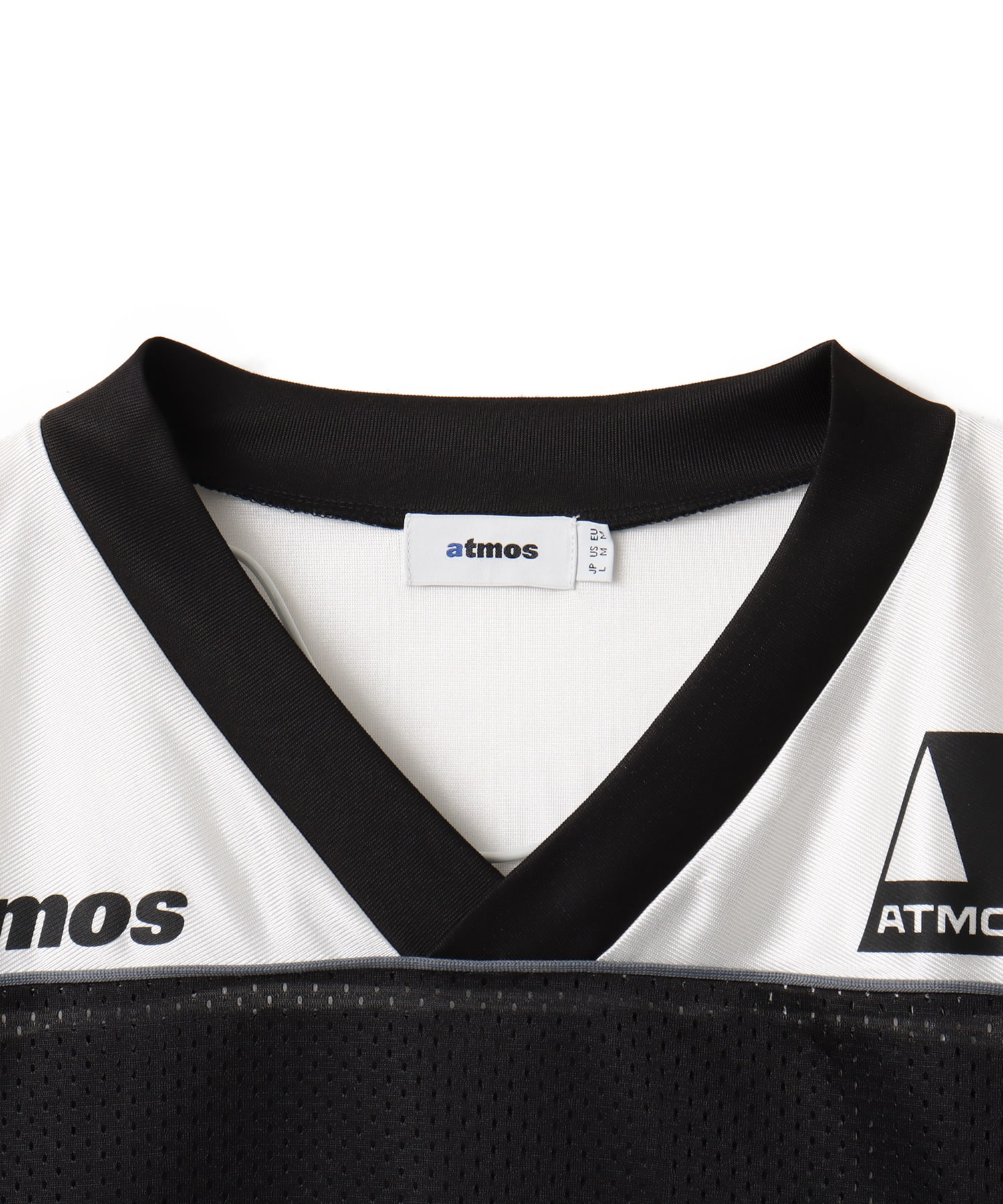 atmos Mesh Football Shirt BLACKの画像