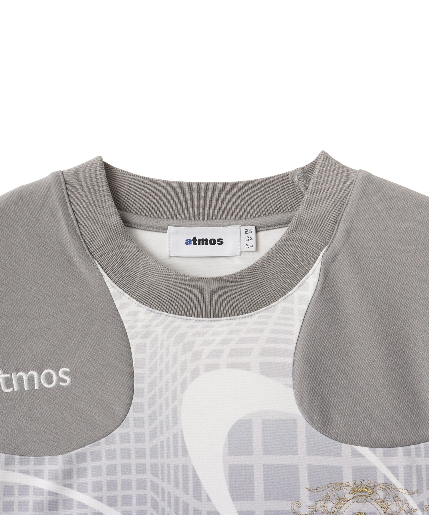 atmos Soccer Jersey Game Shirt GRAYの画像
