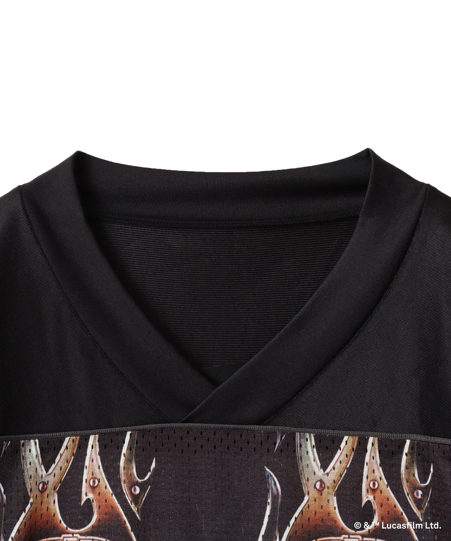 atmos [STAR WARS] Football Shirt BLACKの画像