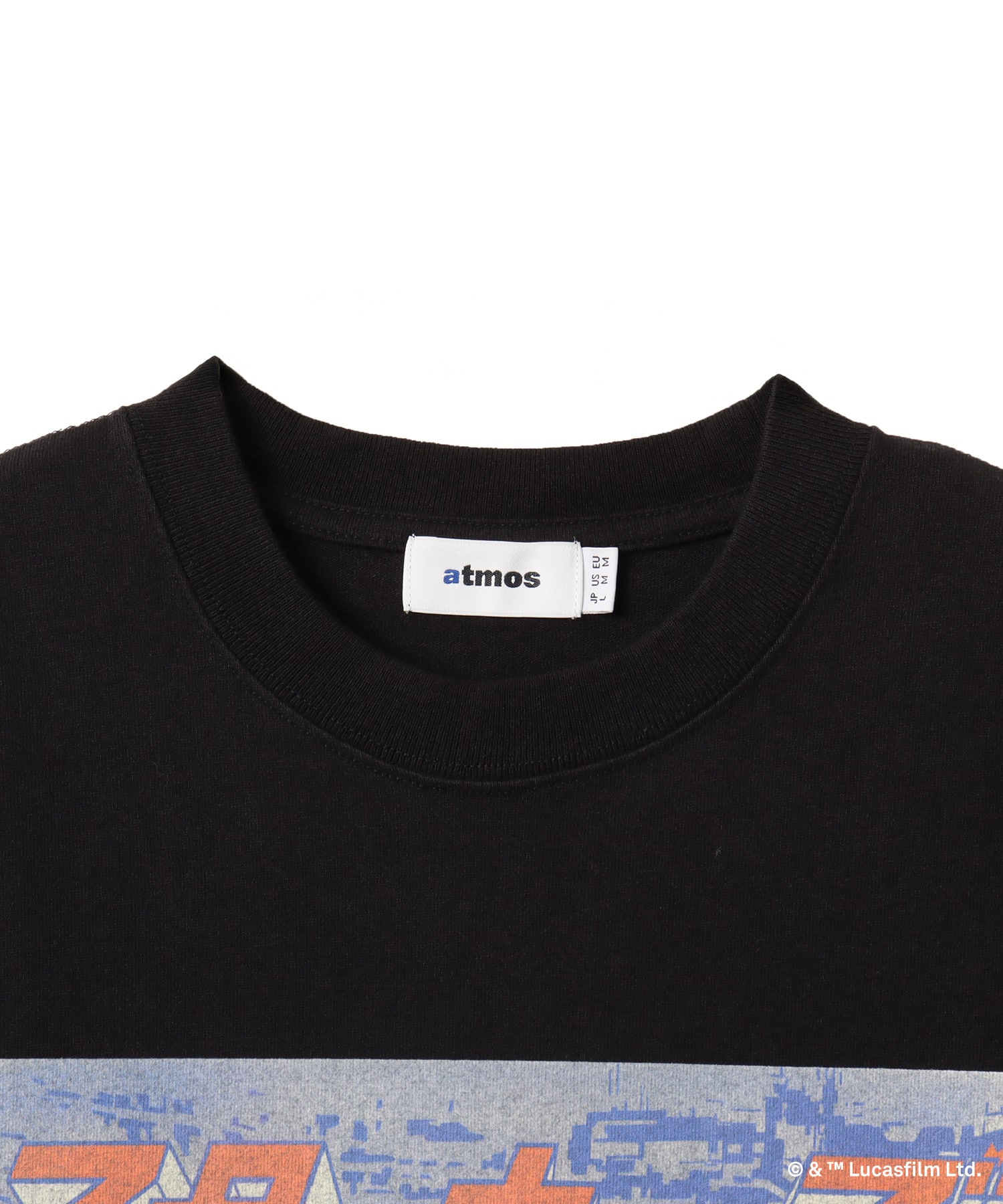 atmos [STAR WARS] POSTER T-shirts BLACKの画像