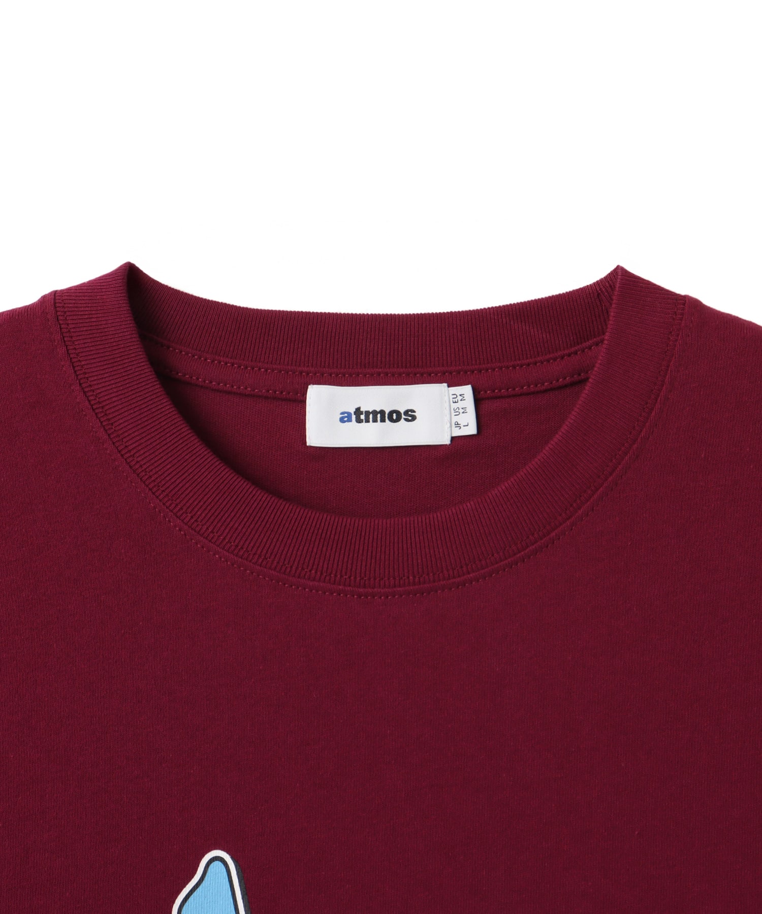 atmos atmosphere T-shirt BURGUNDYの画像