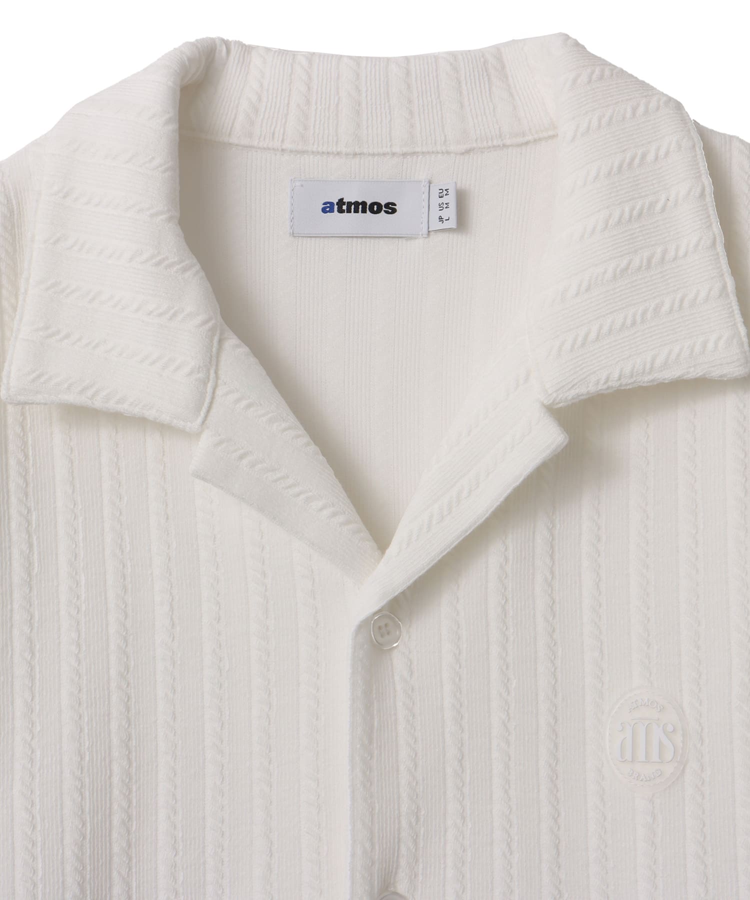 atmos Links Vacation Cut & Sewn Shirt WHITEの画像