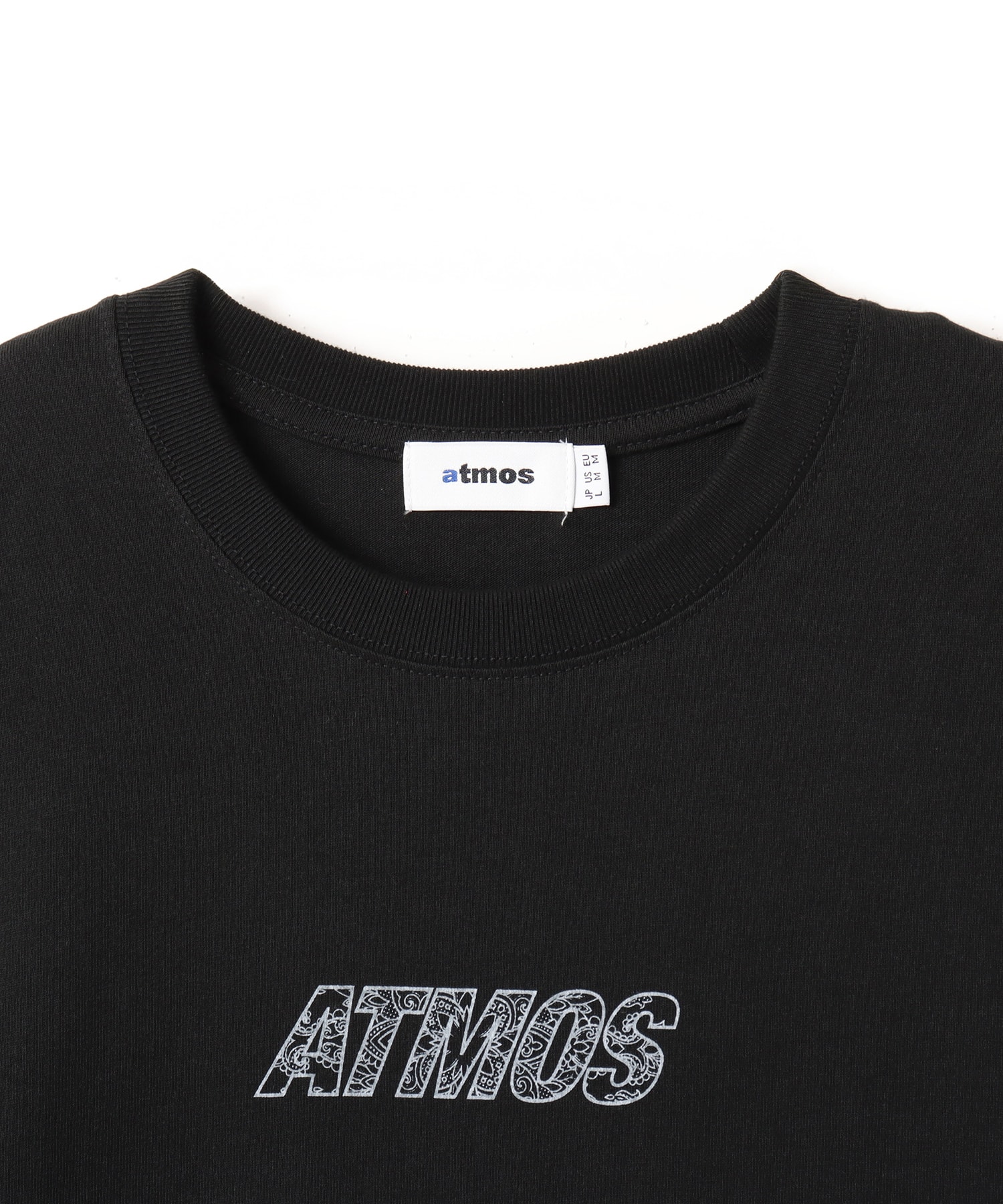atmos Bandana Print T-shirt BLACKの画像
