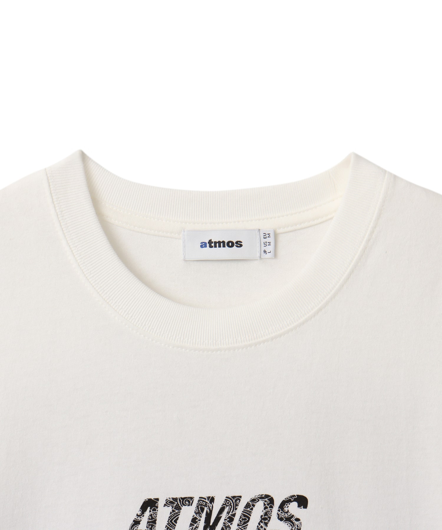 atmos Bandana Print T-shirt WHITEの画像
