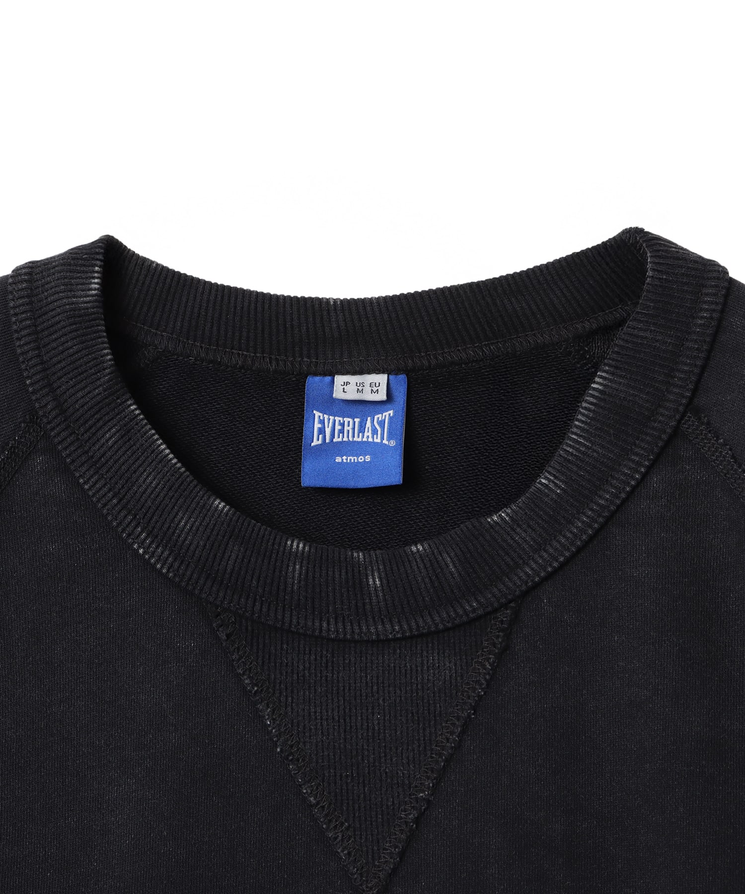 atmos x EVERLAST Vintage Finish Sweat T-shirt BLACKの画像