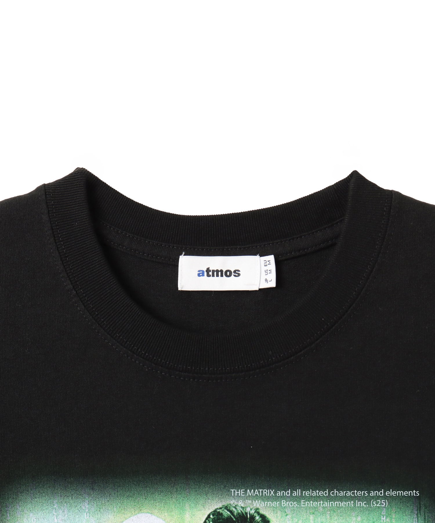 atmos x The Matrix T-shirt 1 BLACKの画像