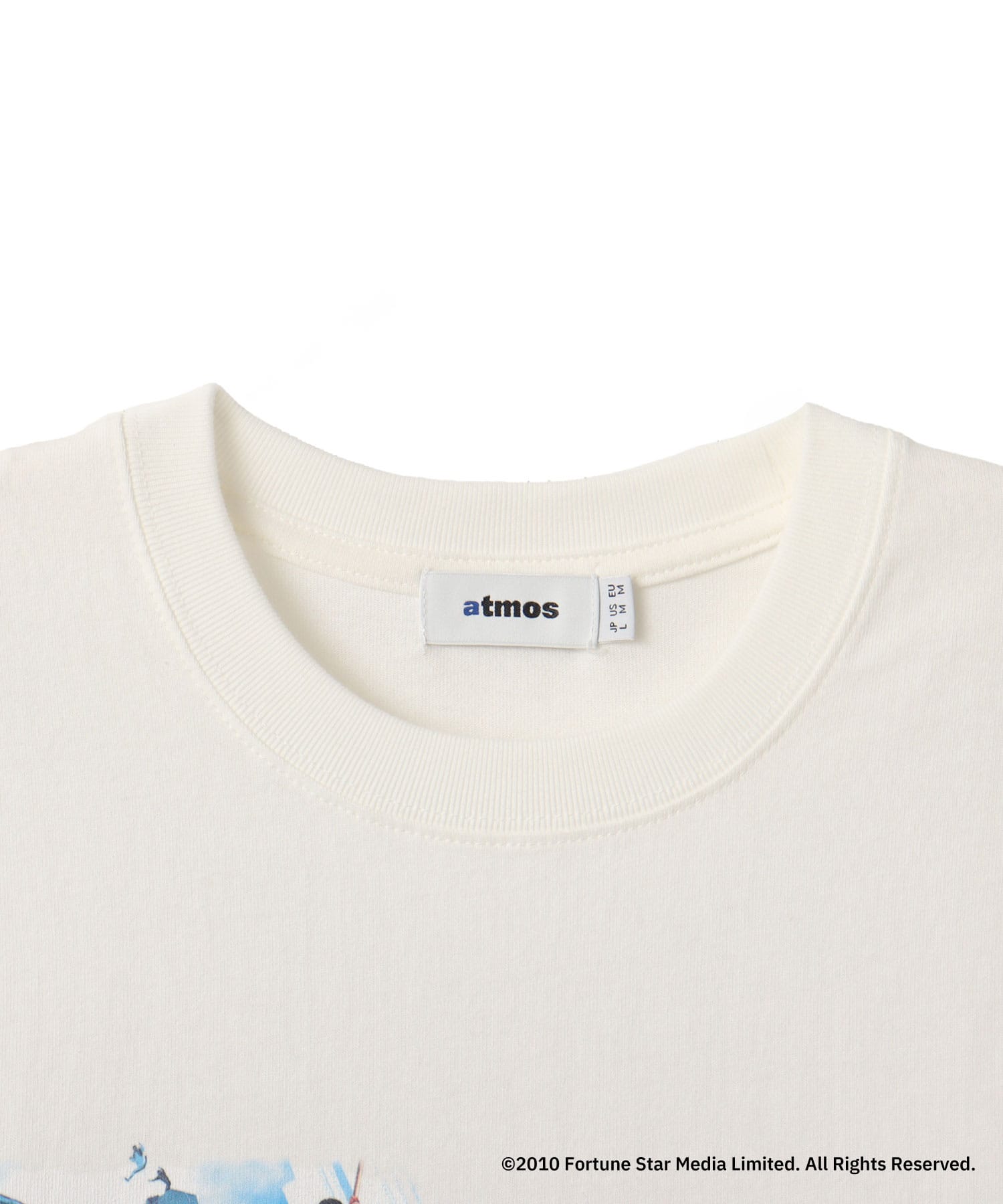 POLICE STORY x atmos Poster T-shirt WHITEの画像