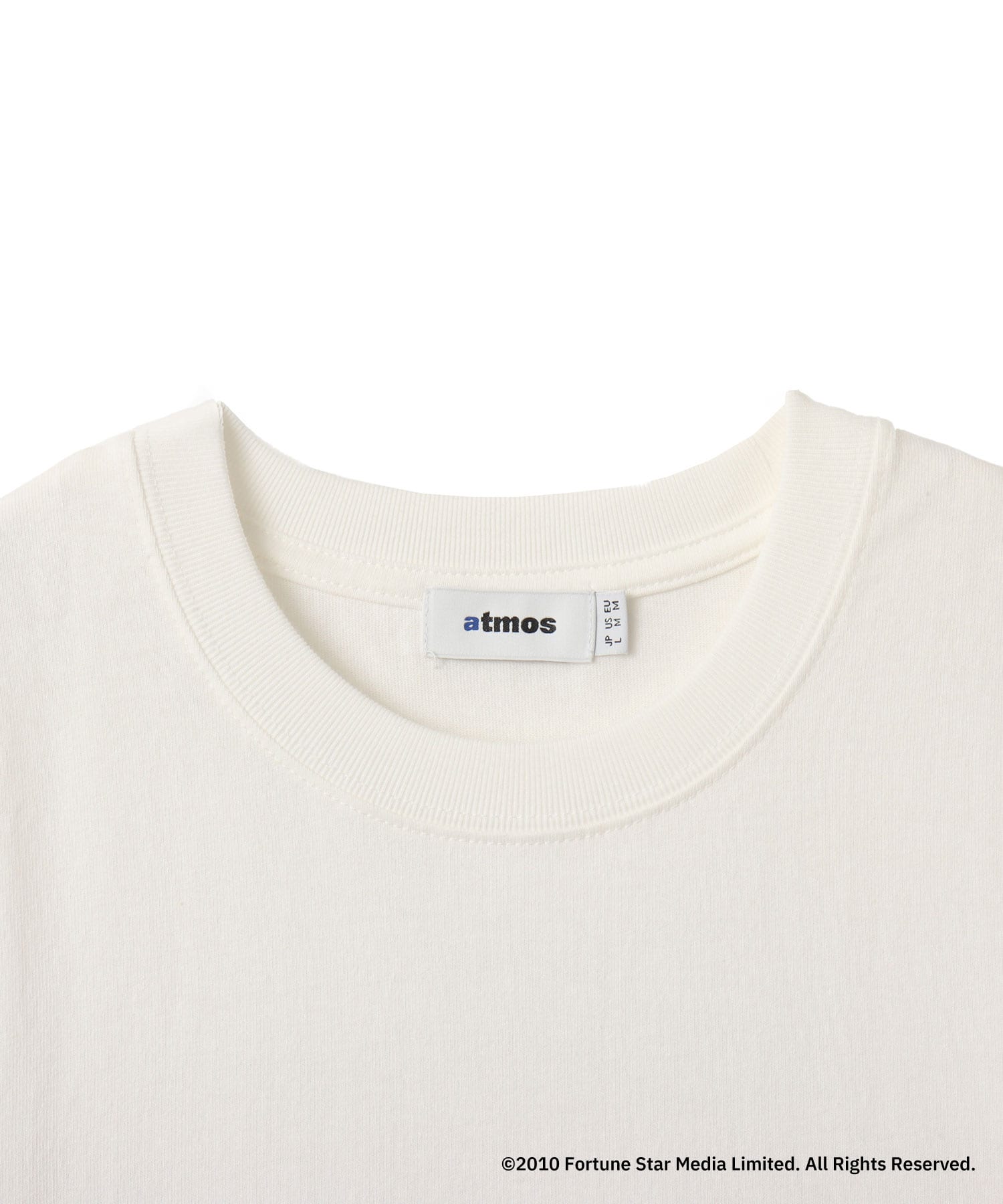 POLICE STORY x atmos Back Print T-shirt WHITEの画像