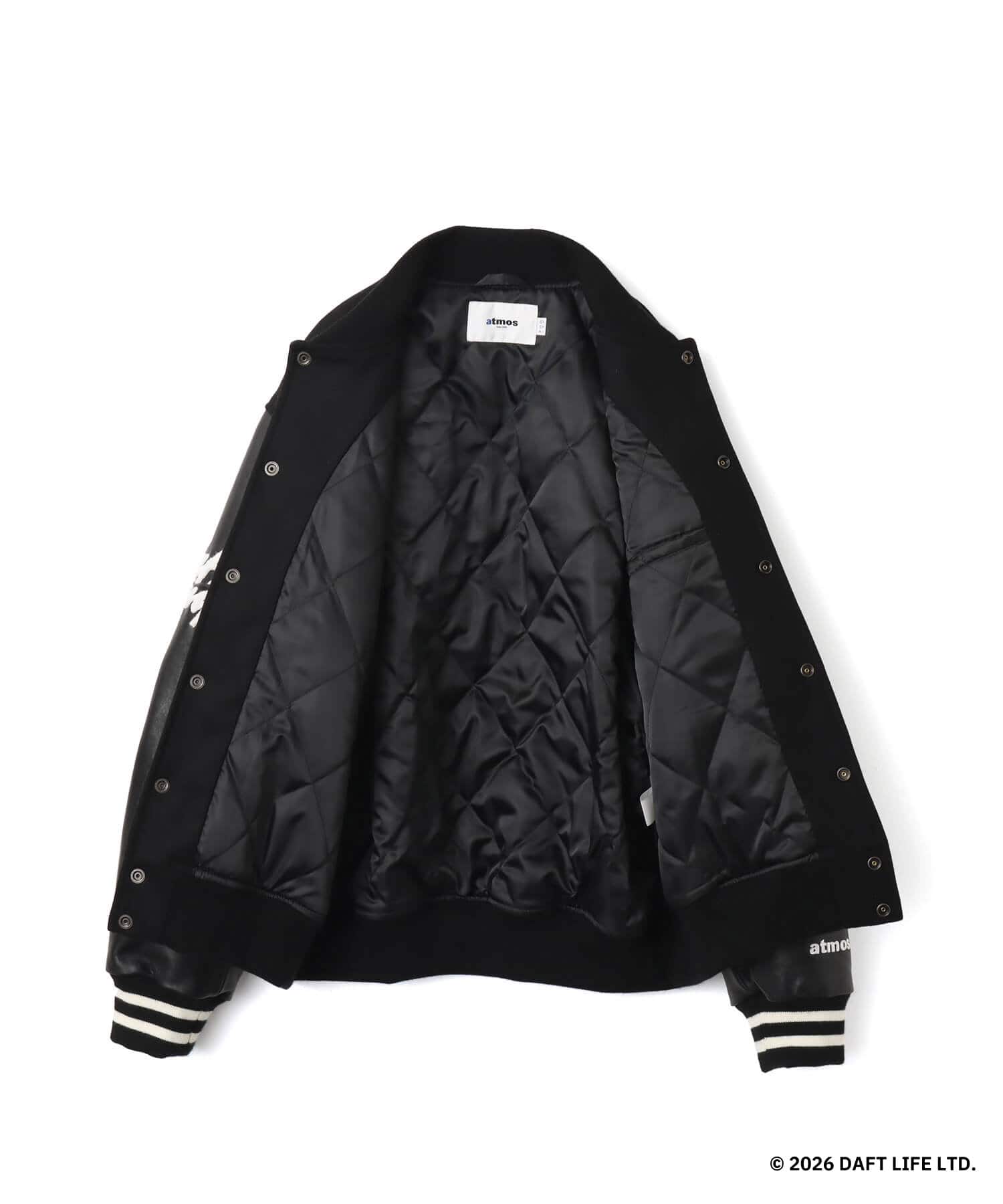 atmos x Daft Punk Random Access Memories Varsity Jacket BLACKの画像