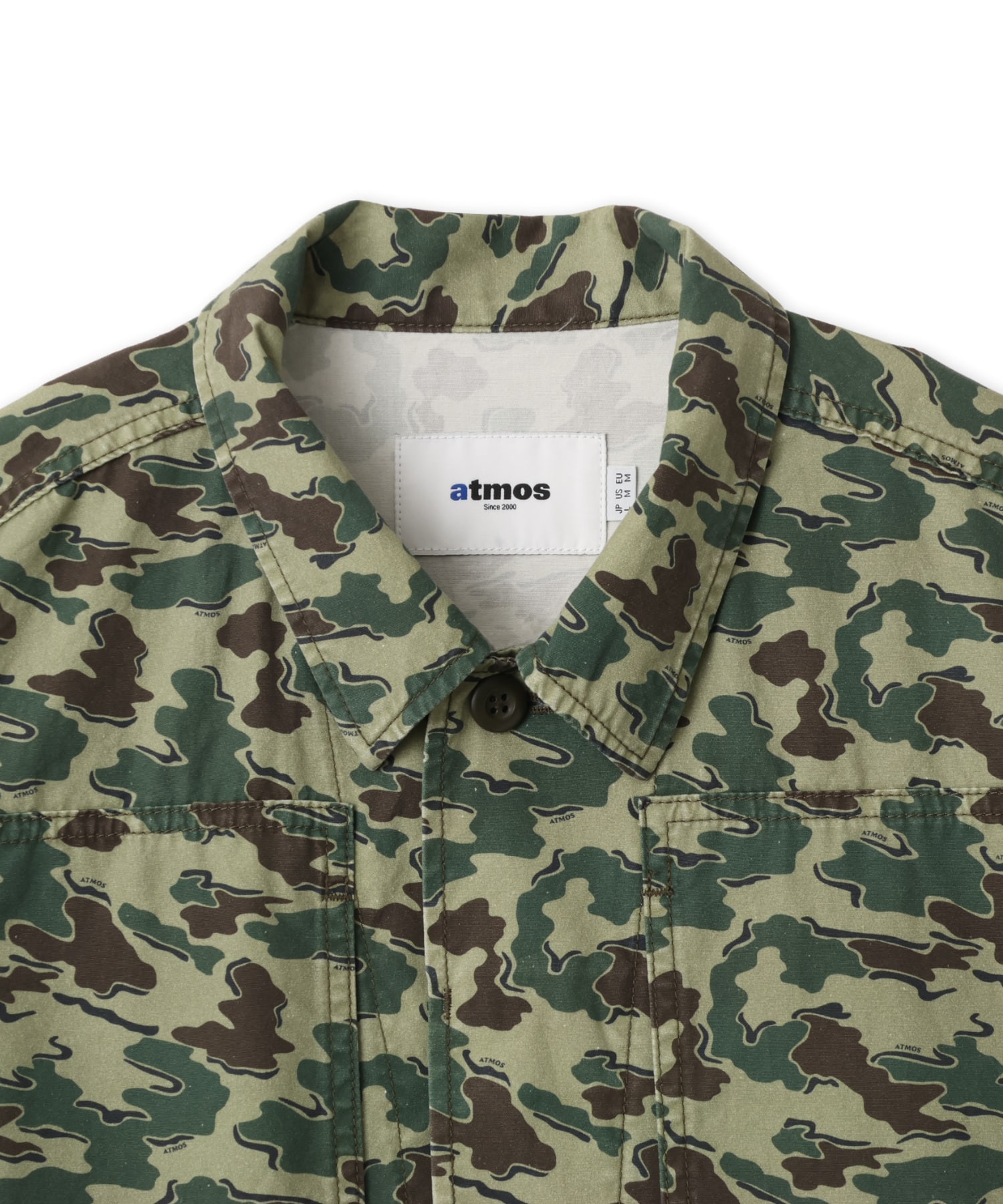 atmos Cotton Military Jacket CAMOUFLAGE KHAKIの画像