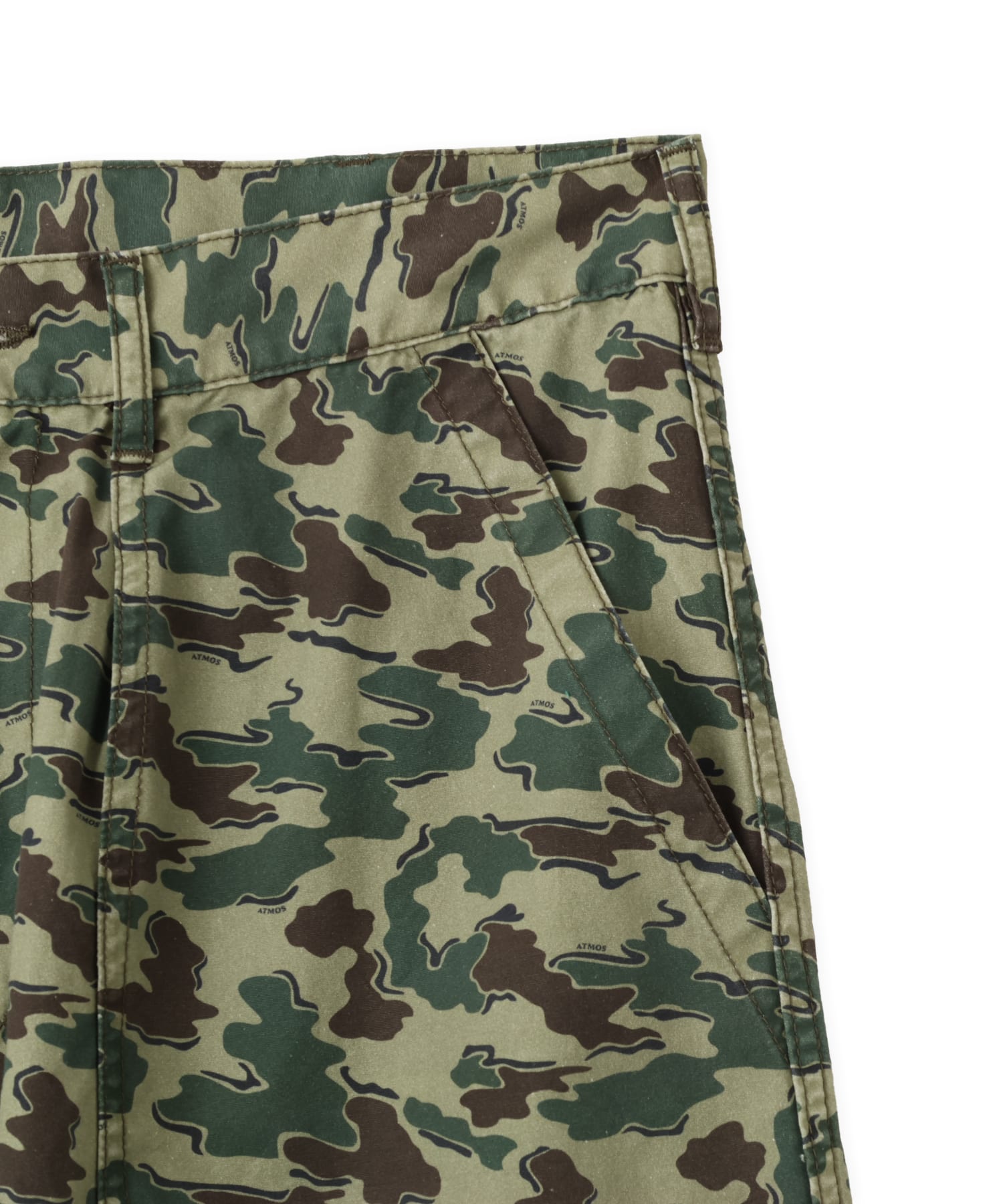 atmos Cotton Military Cargo Pants CAMOUFLAGE KHAKIの画像