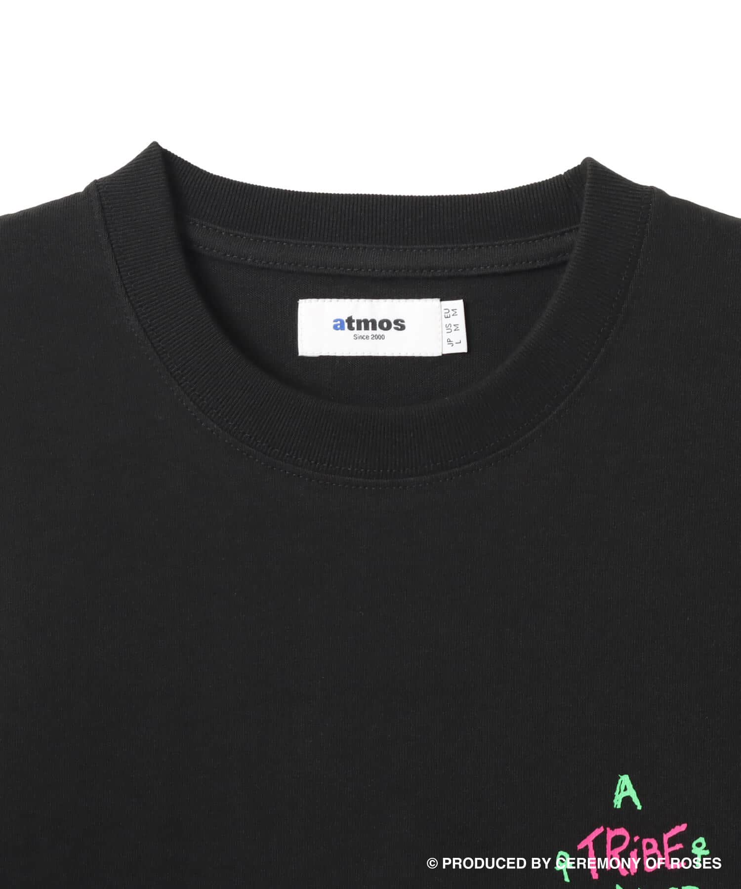 atmos x ATCQ Bonita Applebum  L/S T-shirt BLACKの画像