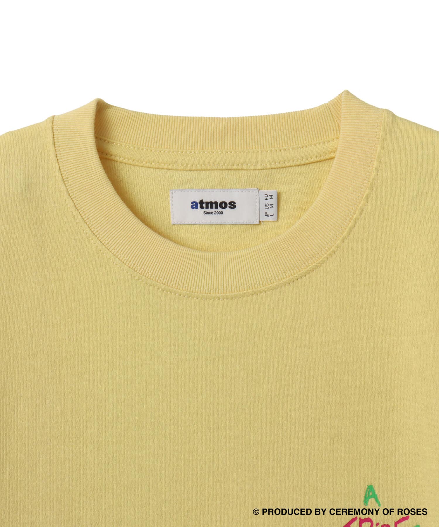atmos x ATCQ Bonita Applebum  L/S T-shirt YELLOWの画像