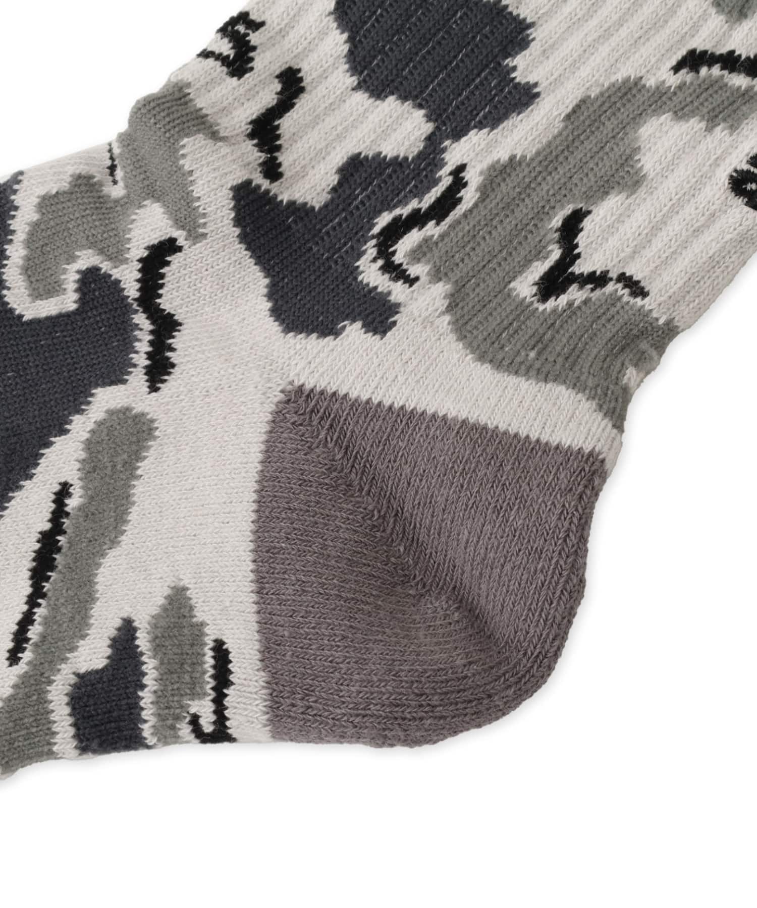 atmos Jacquard Camo Socks CAMOUFLAGE KHAKIの画像