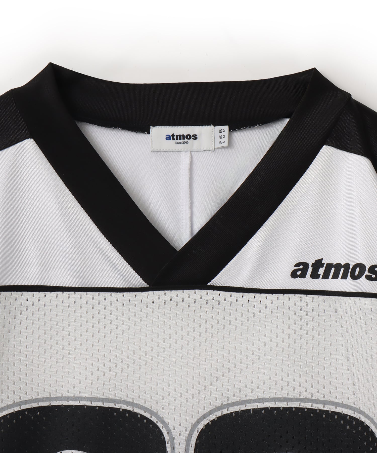 atmos Mesh Football Shirt WHITEの画像