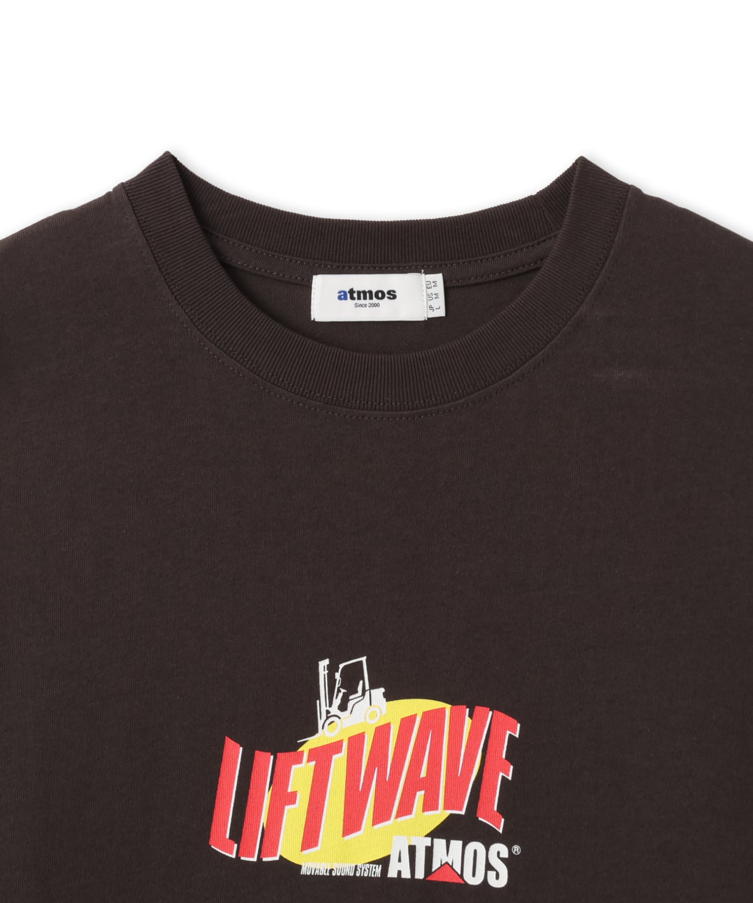 atmos ForkLift & Amplifier Print T-shirt BLACKの画像