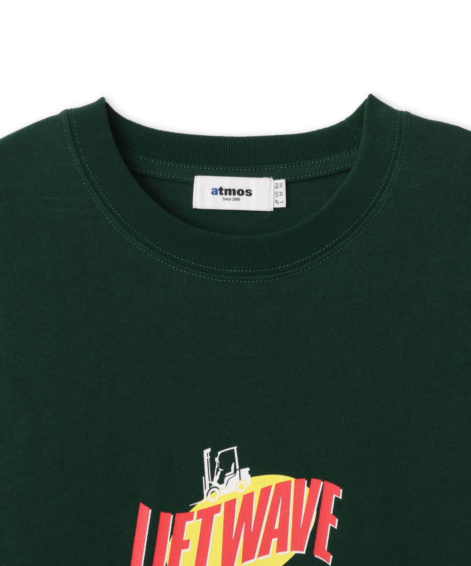 atmos ForkLift & Amplifier Print T-shirt KHAKIの画像