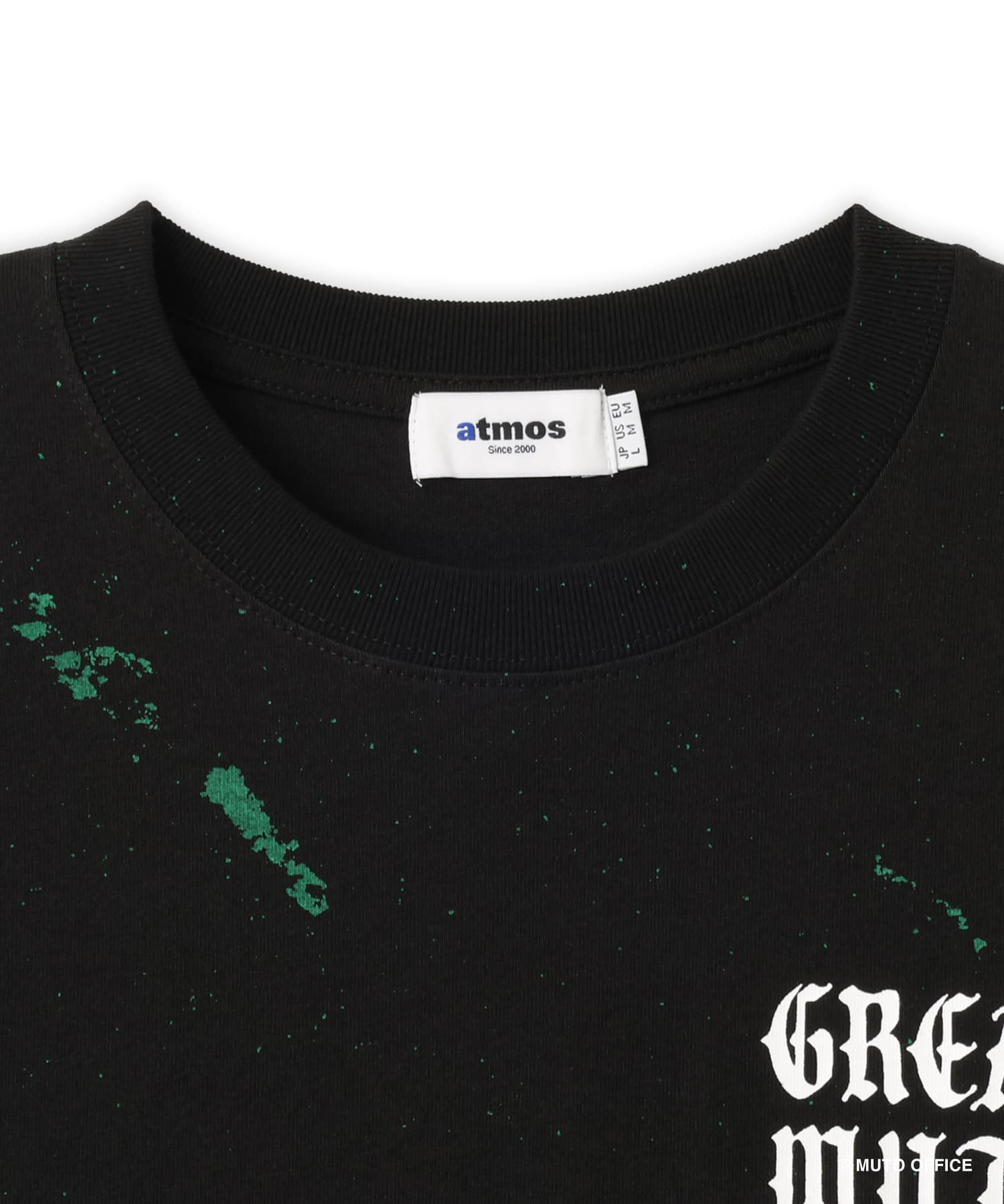 GREAT MUTA x Kosuke Kawamura x atmos T-shirt 2 BLACKの画像