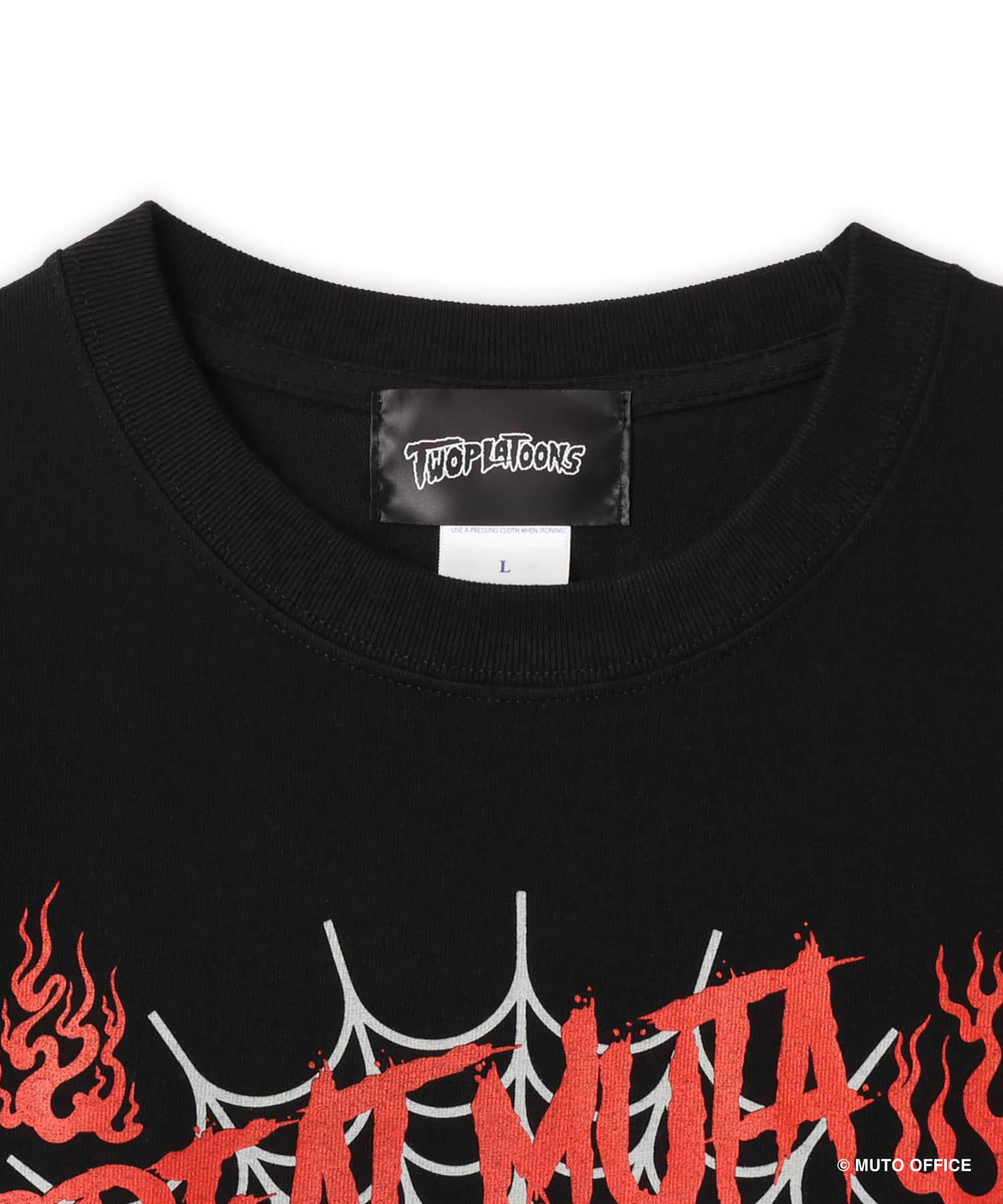 GREAT MUTA x TWOPLATOONS FROM HELL T-Shirt BLACKの画像