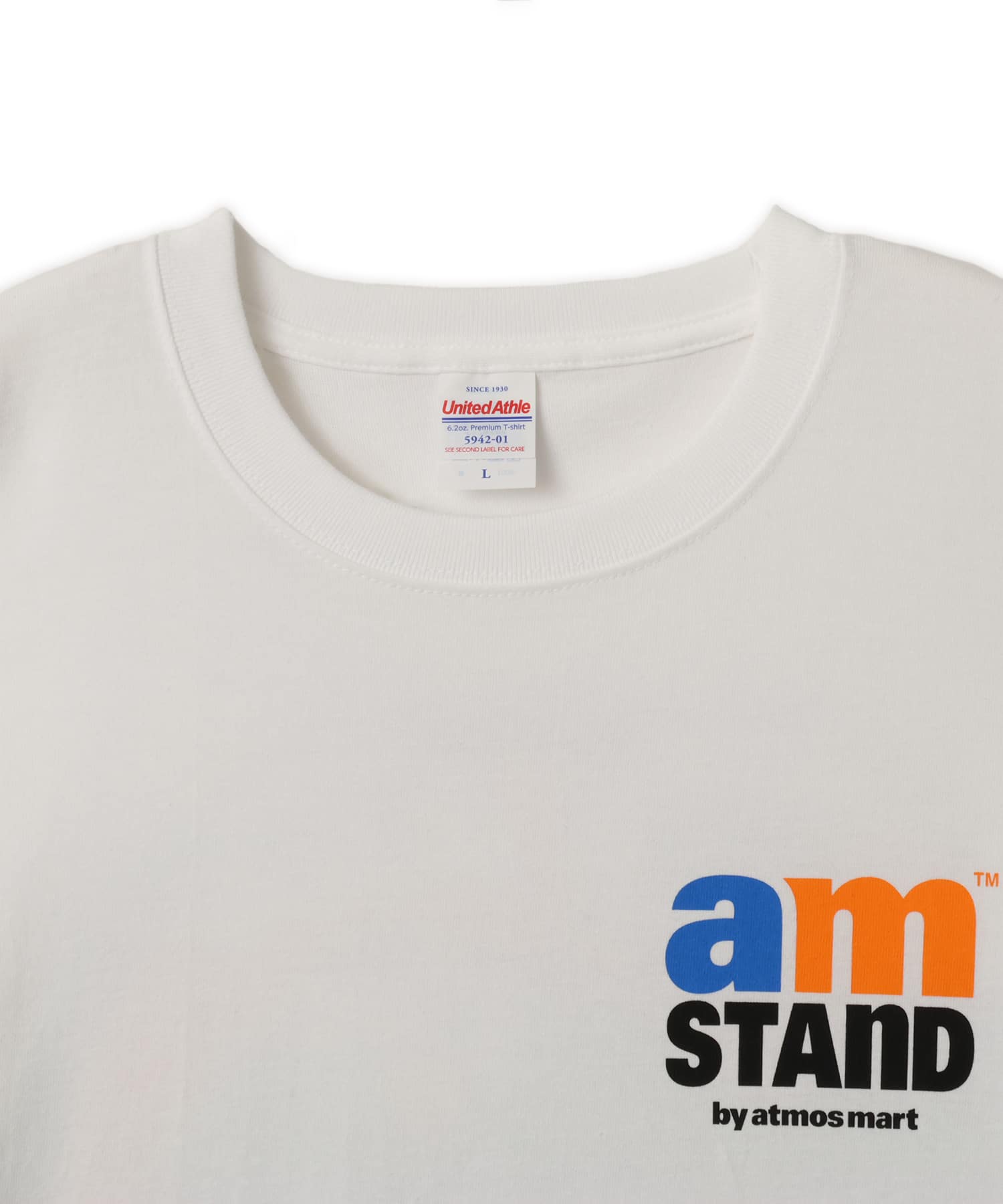 atmos am T-shirt #1 WHITEの画像
