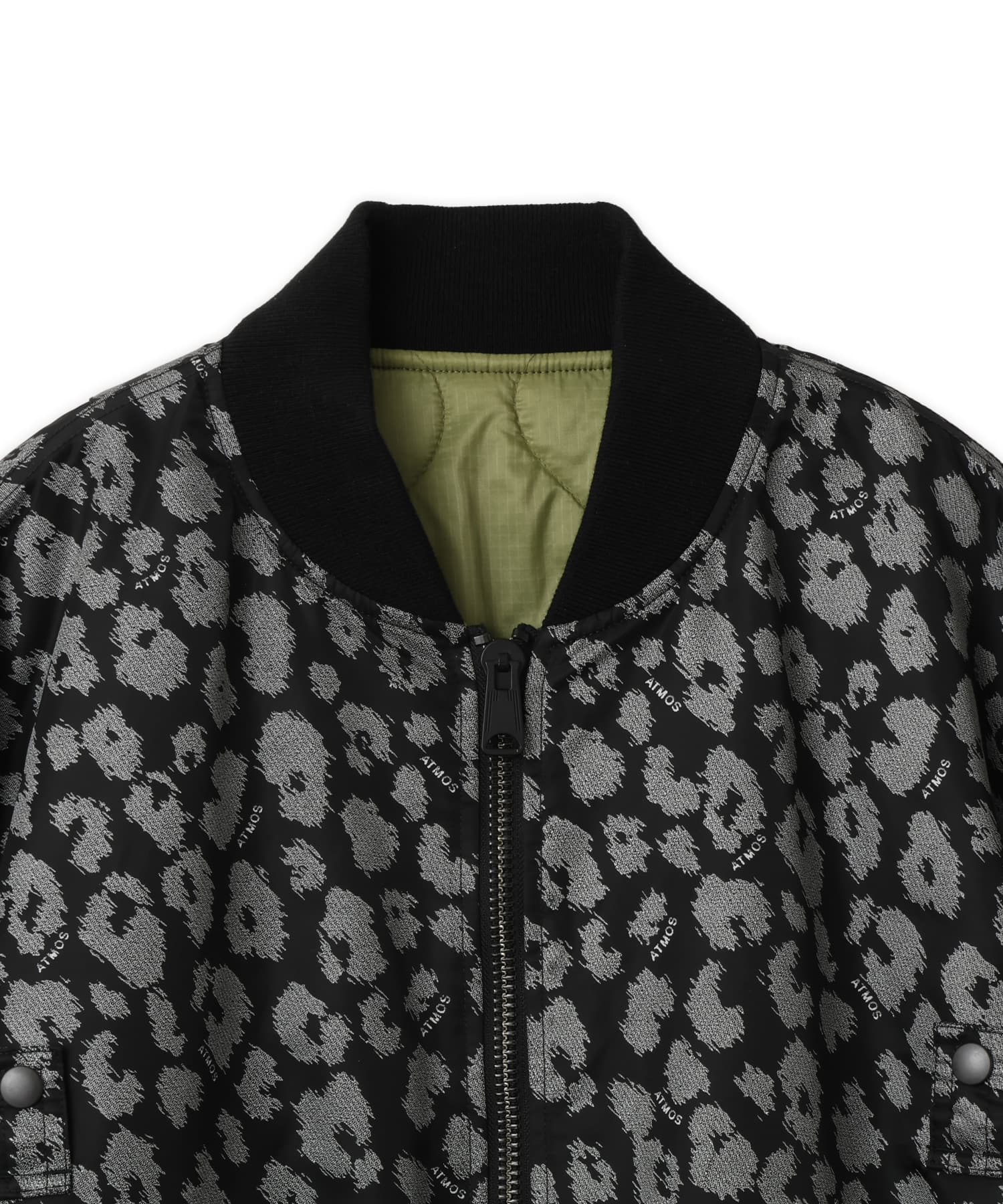 atmos Reversible Flight Jacket BLACKの画像