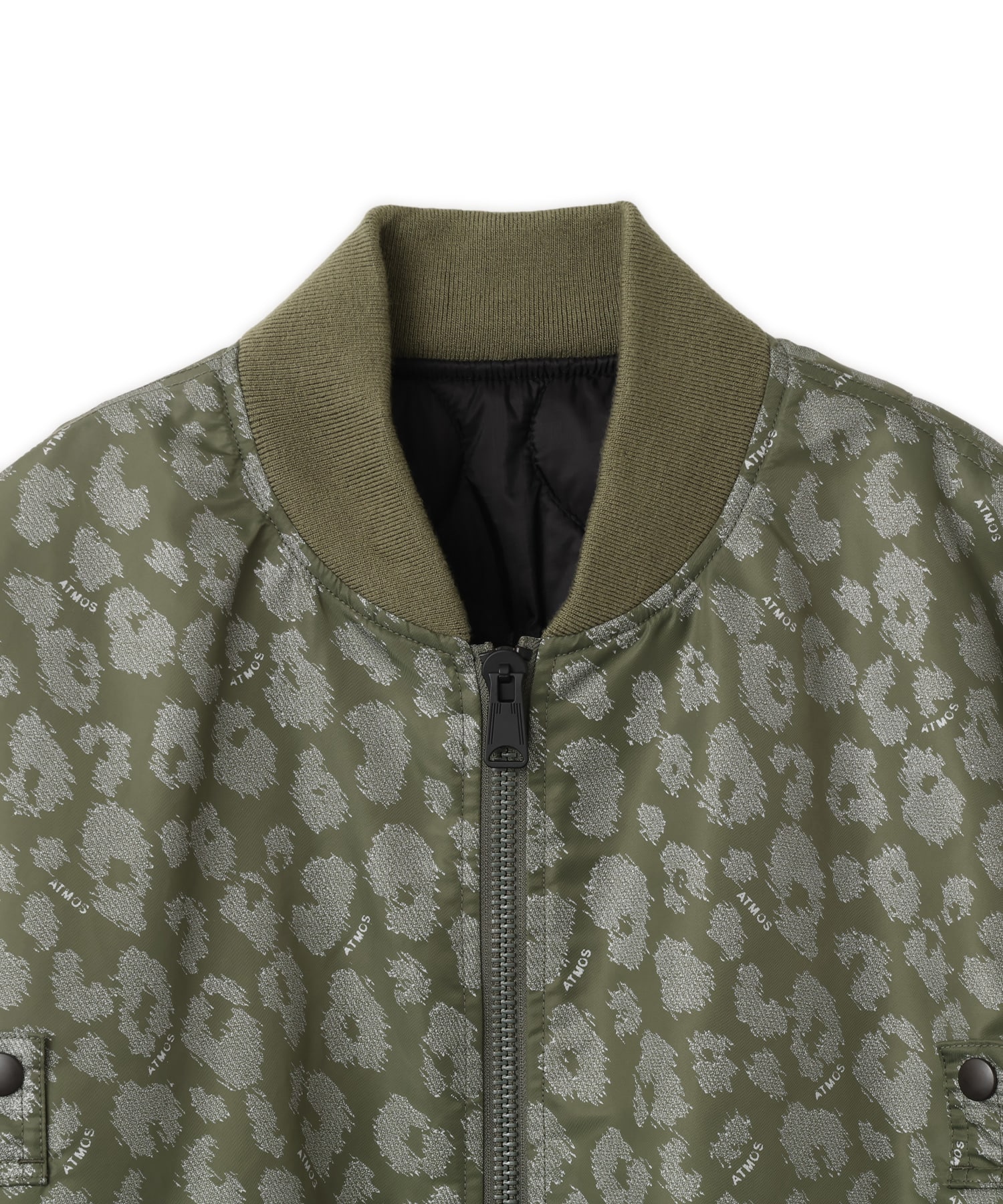 atmos Reversible Flight Jacket KHAKIの画像