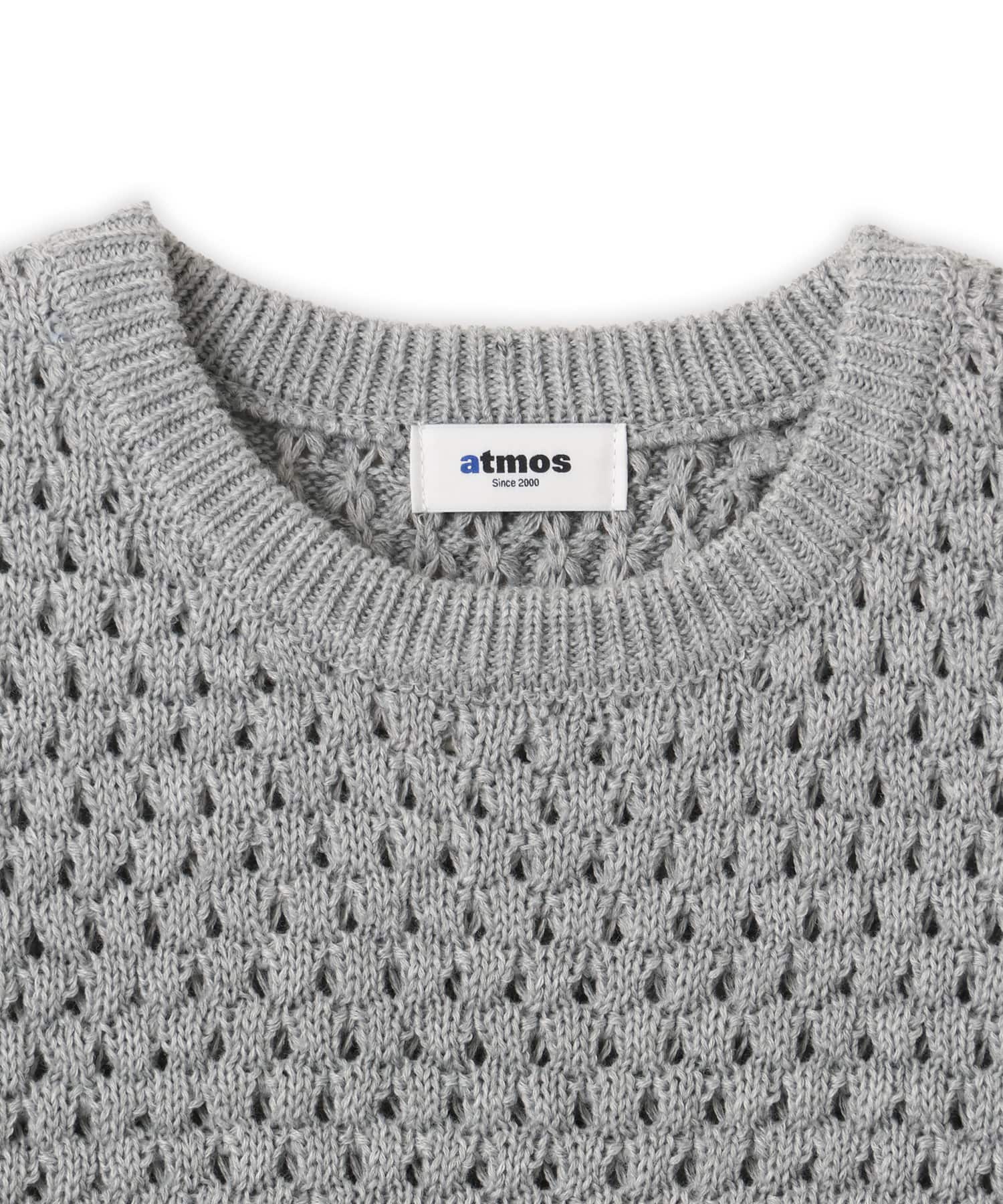 atmos Popcorn Knit Sweater GRAYの画像
