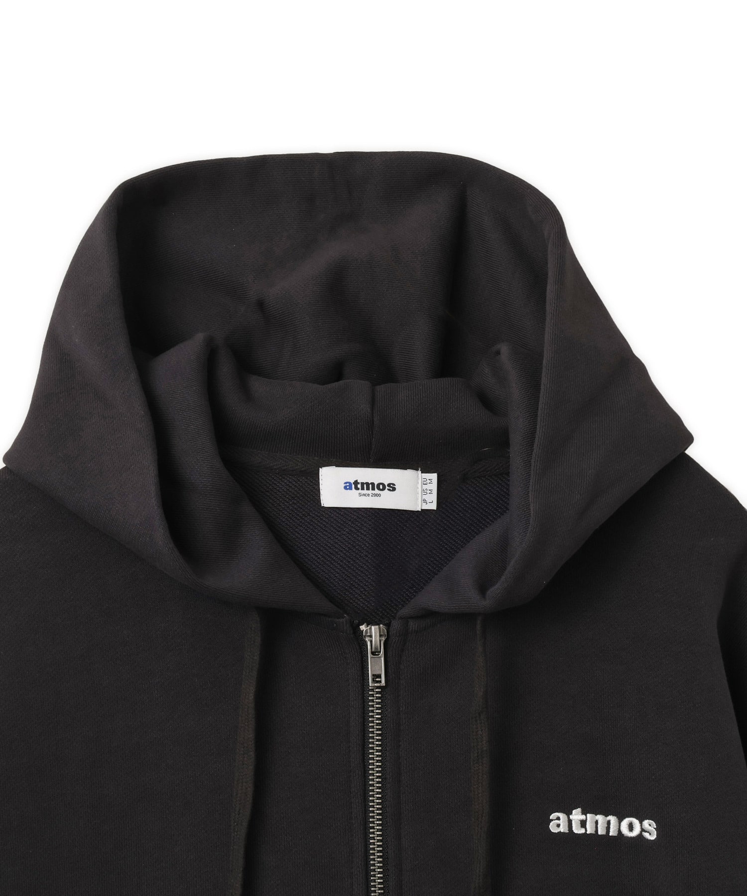 atmos Autumn Motif Zip-up Hooded Sweatshirt BLACKの画像