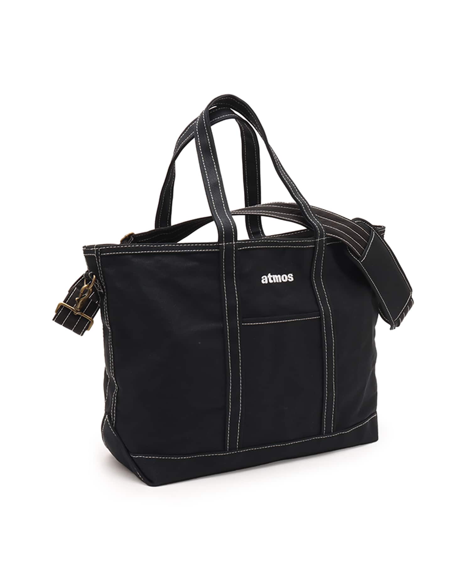 atmos Canvas Tote Bag BLACKの画像