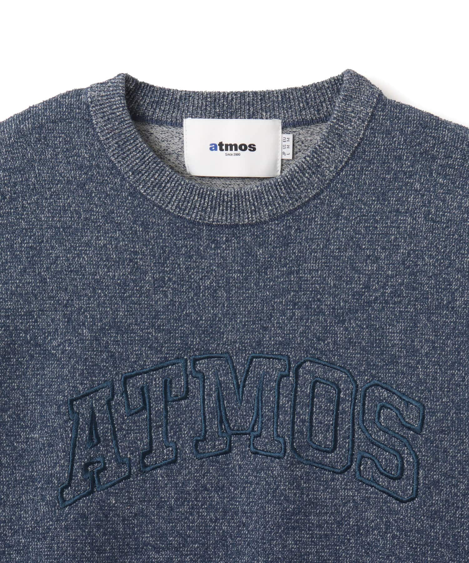 atmos Loop Plating Sweater NAVYの画像