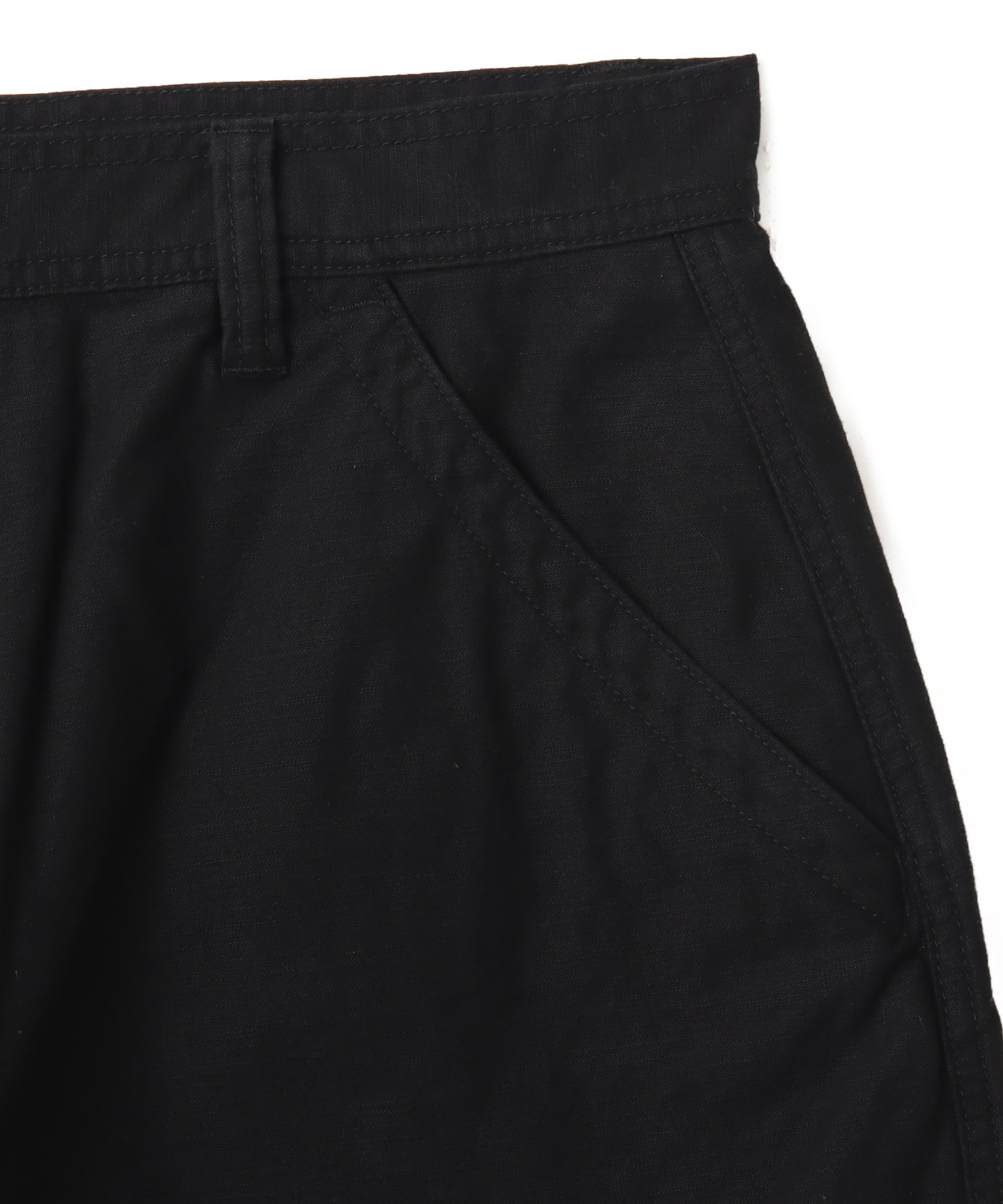 atmos Back Satin Cargo Pants BLACKの画像