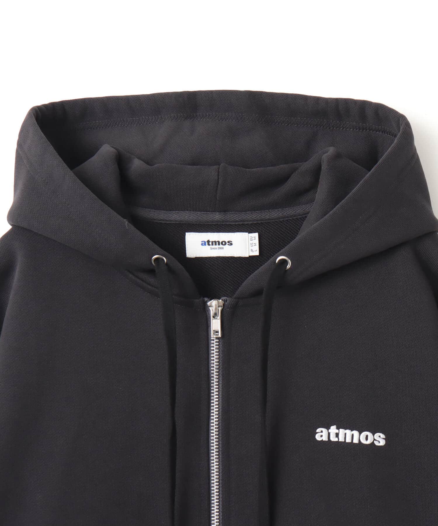 atmos Sakura Motif Zip-up Hooded Sweatshirt LIGHTBLACKの画像
