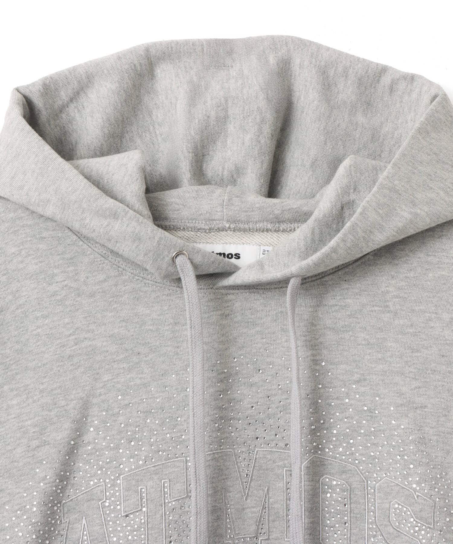 atmos Sequins Logo Hooded Sweatshirt GRAYの画像