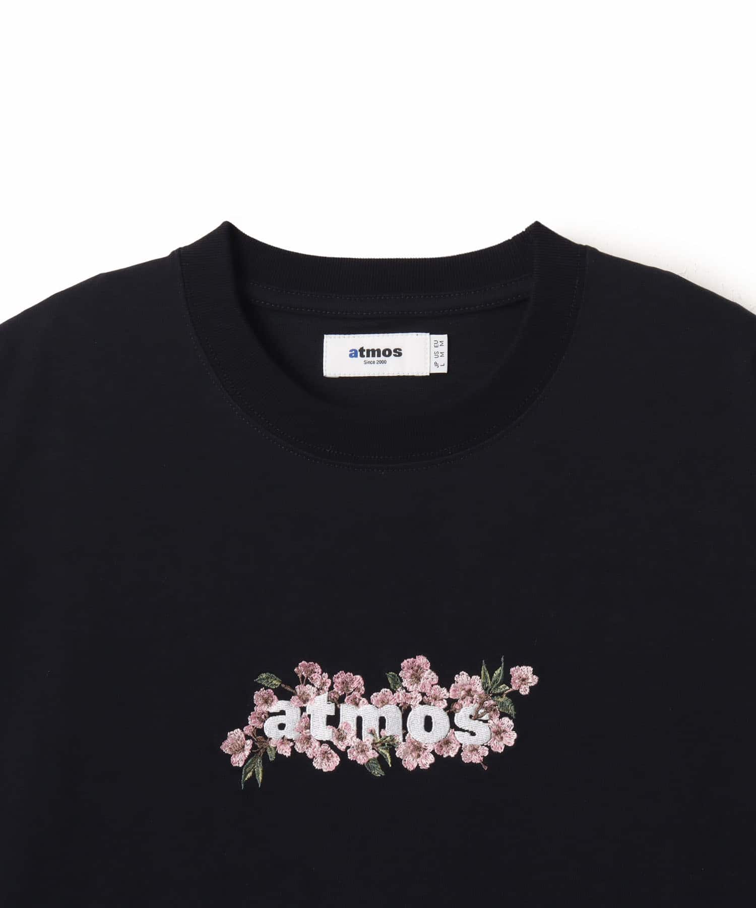 atmos Sakura Motif T-shirt NAVYの画像
