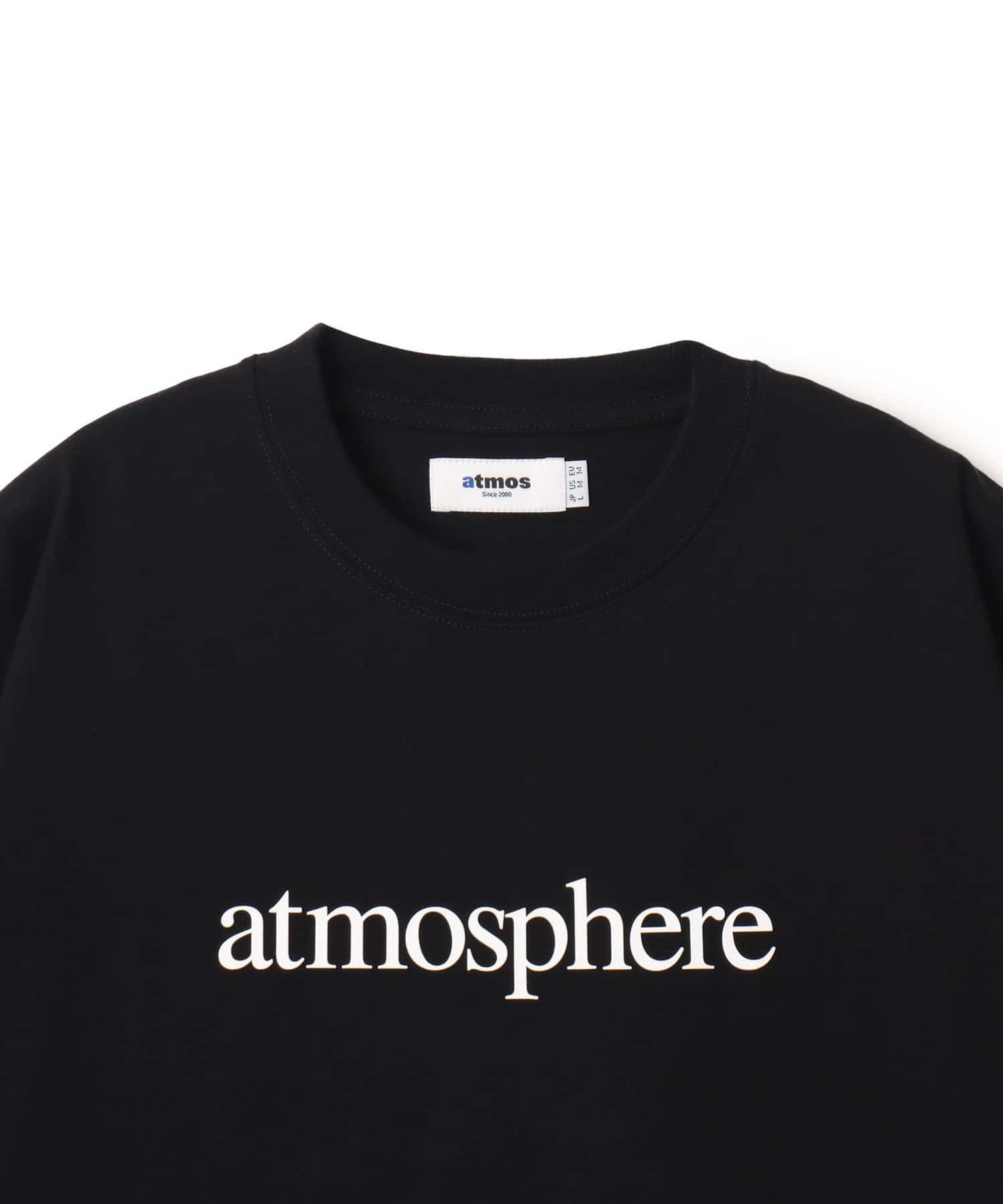 atmos atmosphere Print T-shirt BLACKの画像