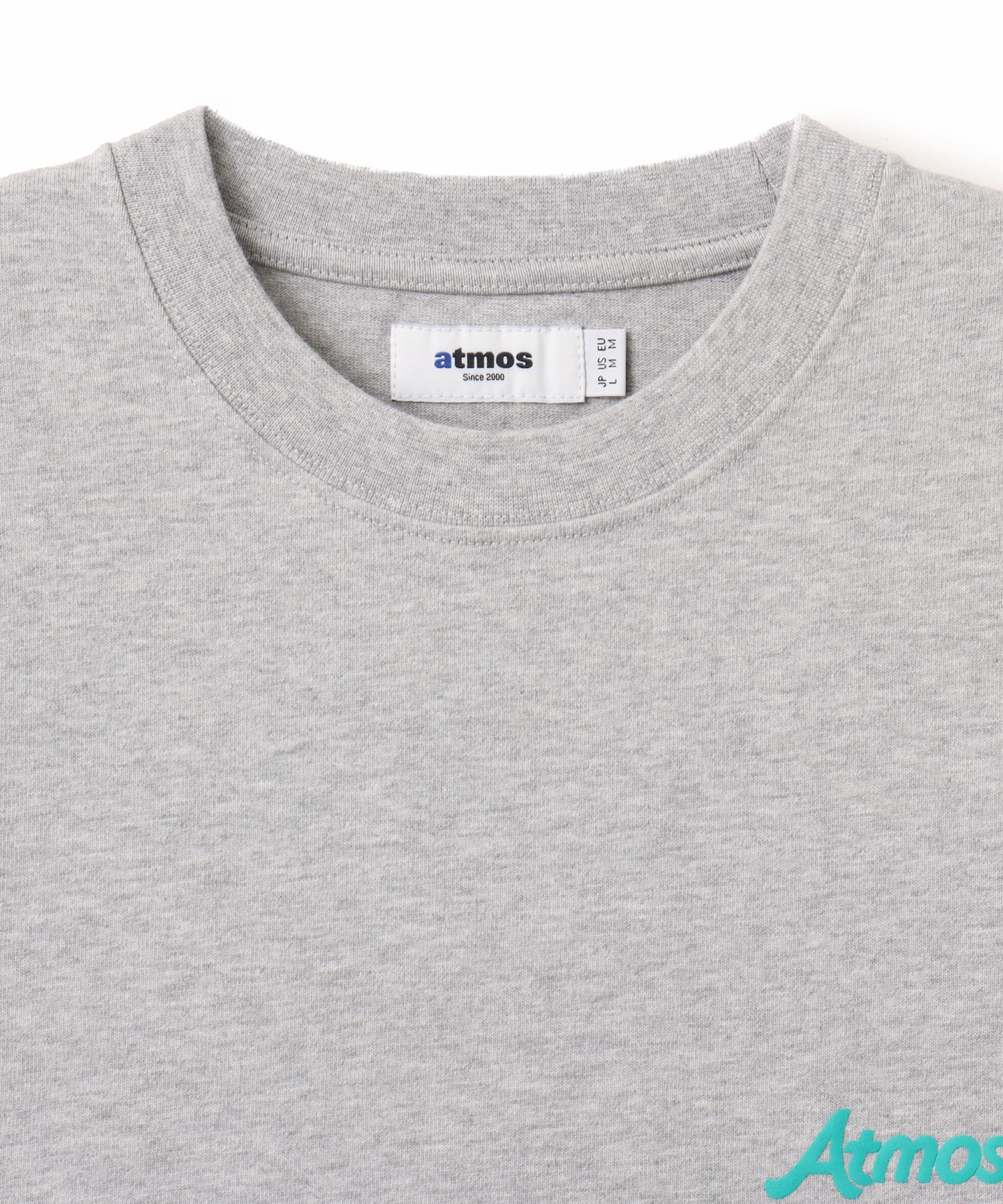 atmos Puff Logo Print T-shirt GRAYの画像