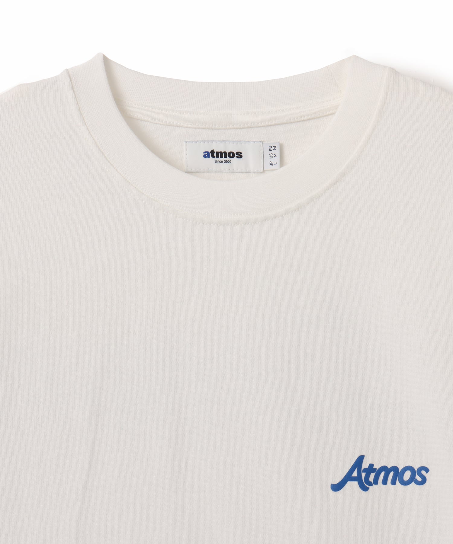 atmos Puff Logo Print T-shirt WHITEの画像