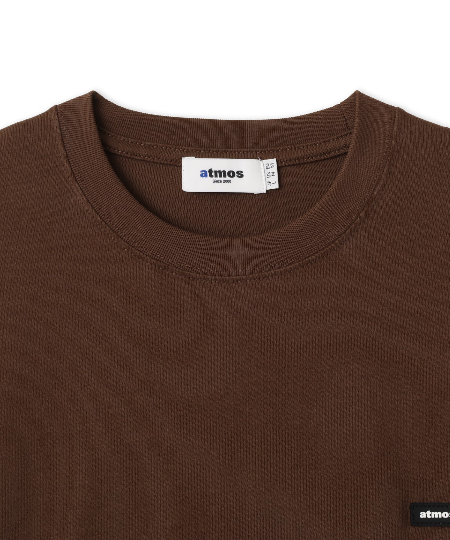 atmos Patch Logo T-Shirt BROWNの画像
