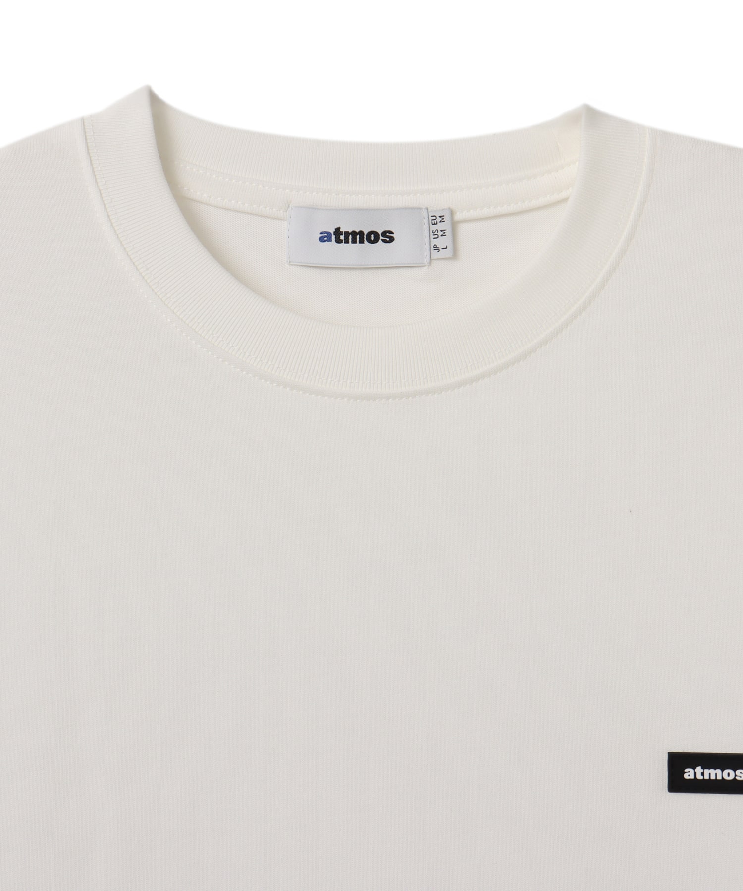atmos Patch Logo T-Shirt WHITEの画像