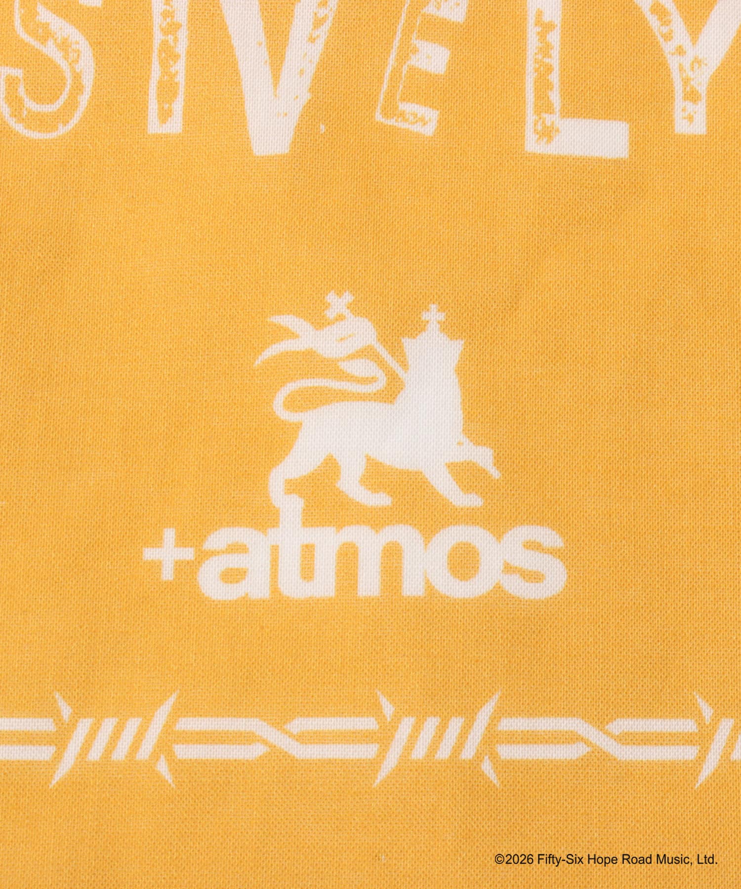 atmos x BOB MARLEY PUNKY REGGAE PARTY Bandana YELLOWの画像