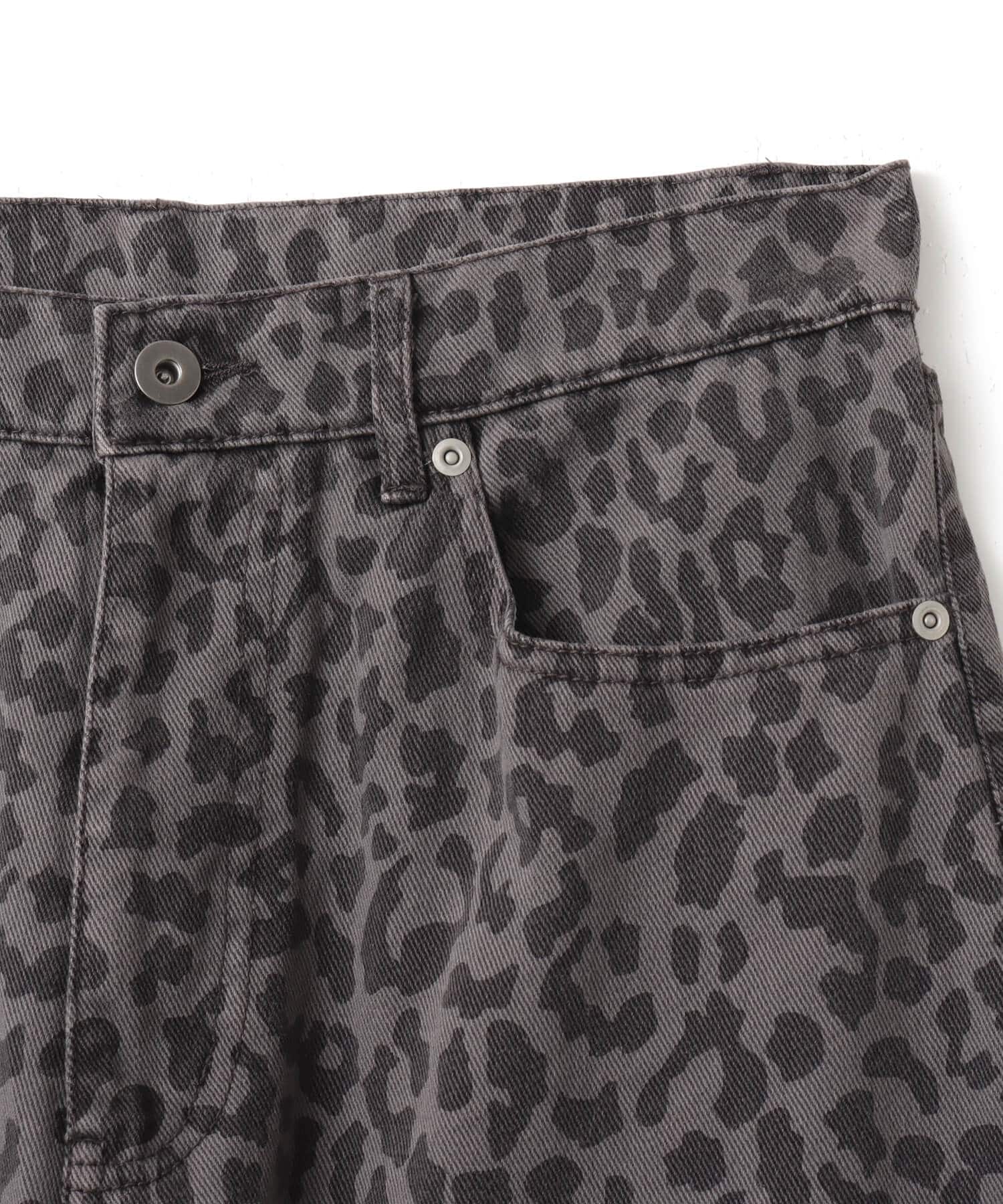 atmos Leopard Pattern Baggy Patns LIGHT BLACKの画像
